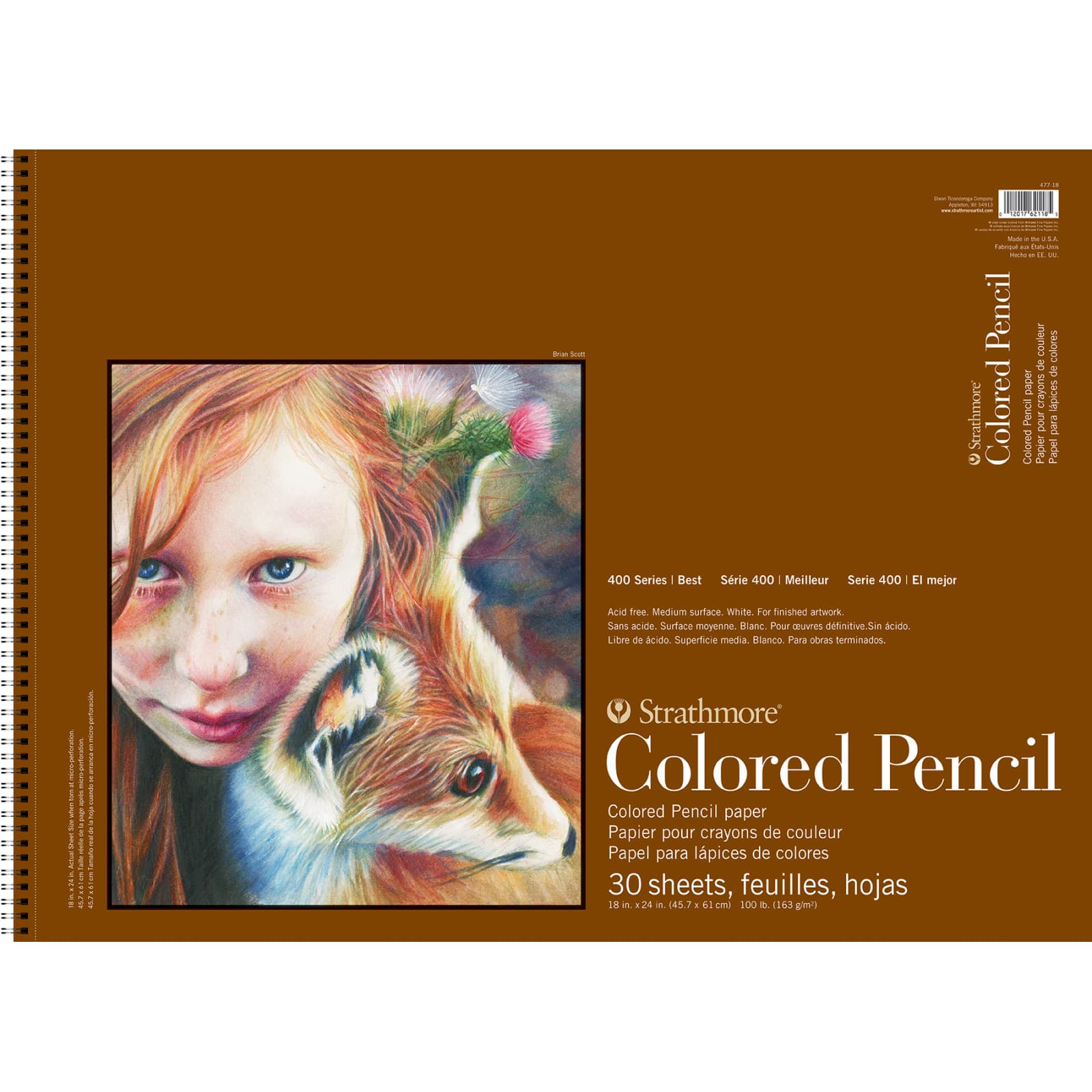 Strathmore® 400 Series Colored Pencil Paper Pad