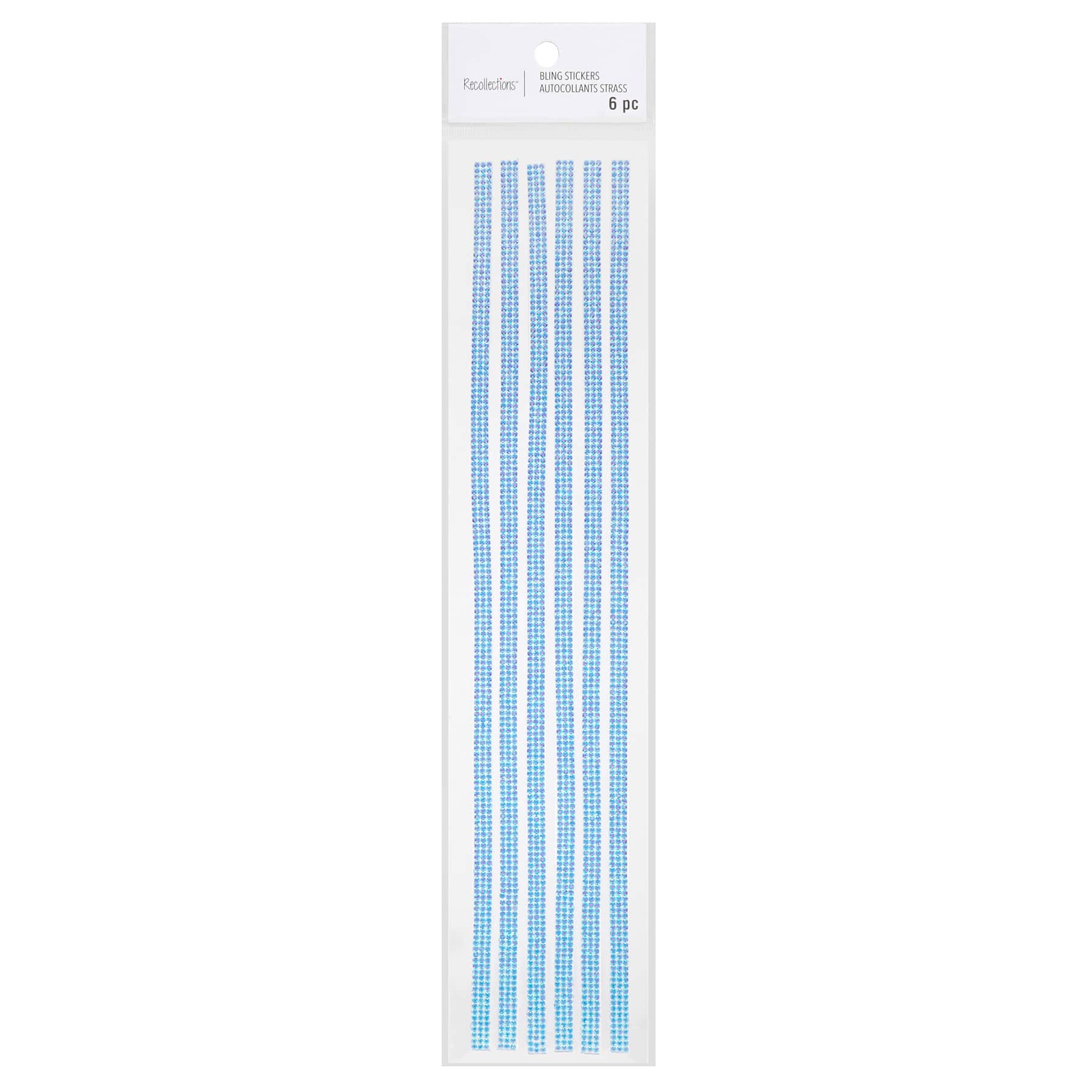 Dark Blue Iridescent Micro Gem Strips By Recollections™