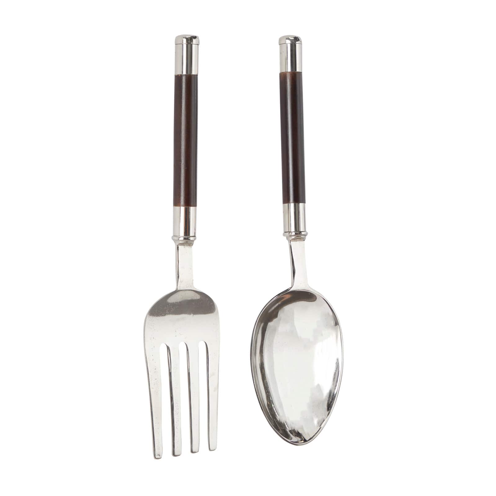 Silver Eclectic Wall Decor, Set of 2 5", 22"