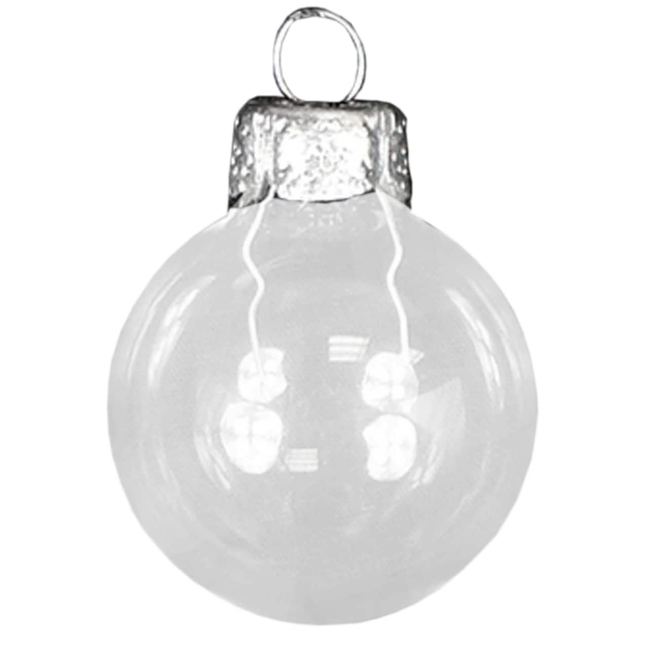 Whitehurst 2ct. 6" Clear Glass Ball Ornaments