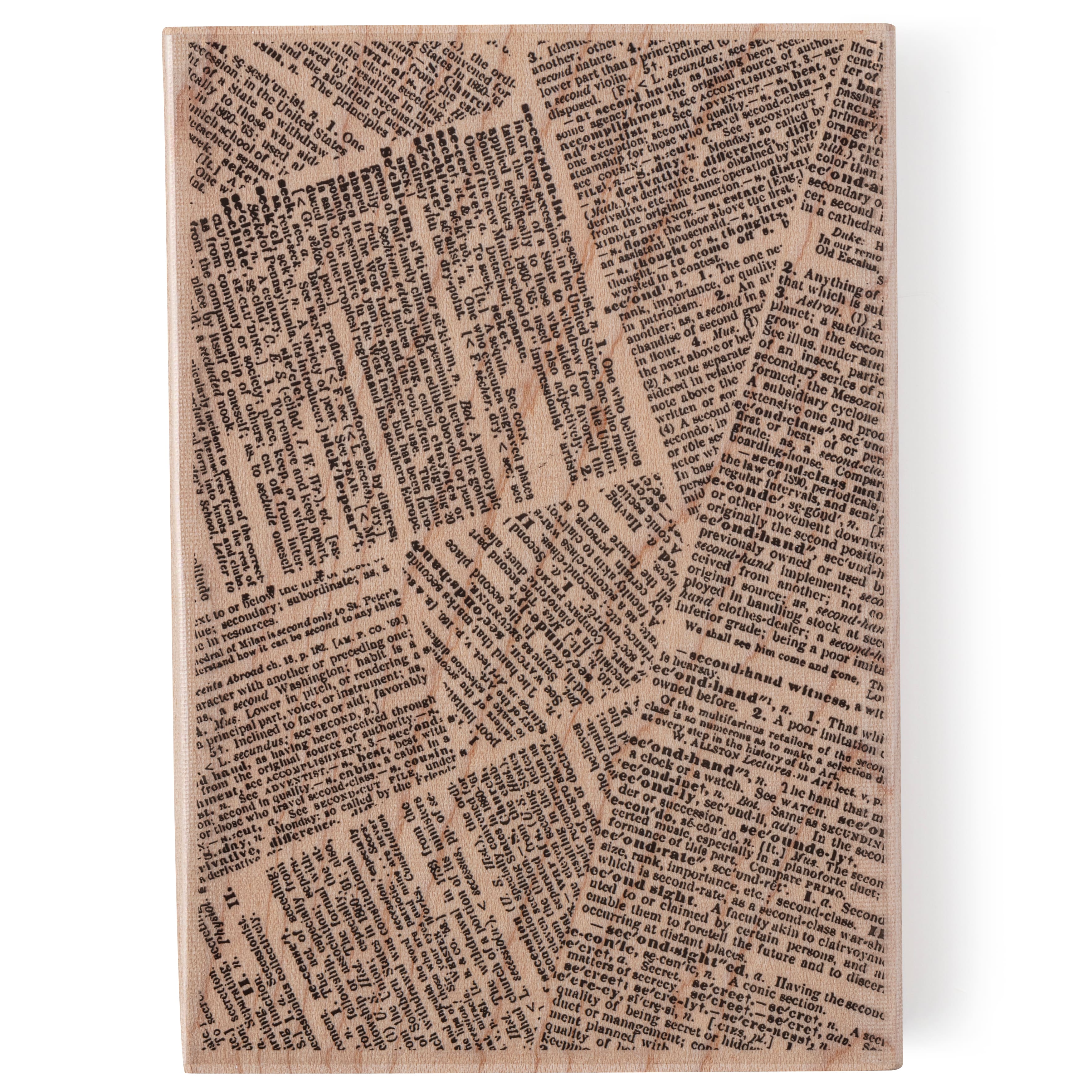 Background Articles Wood Stamp by Recollections™