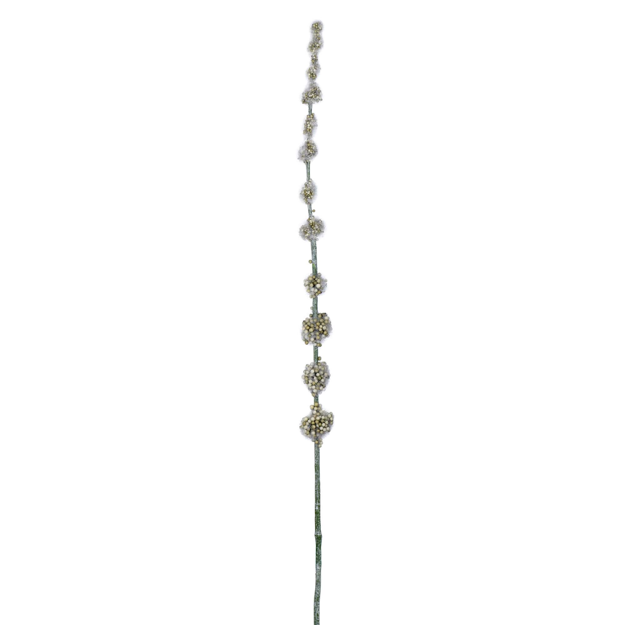 6 Pack: Green Pom Pom Stem
