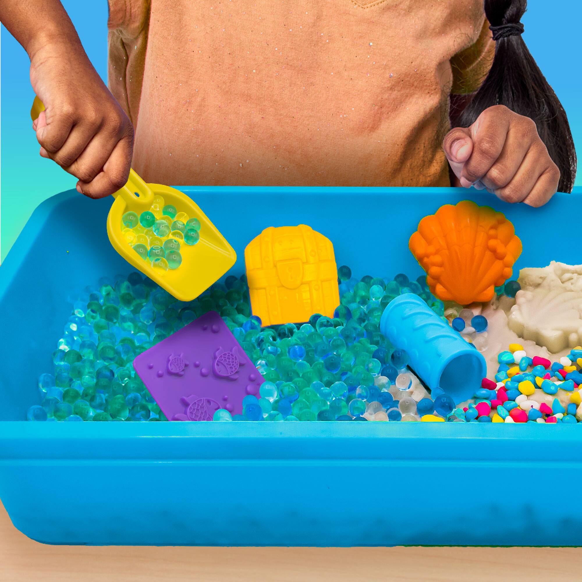 Horizon Made by Me Sea Life Sand Castle Sensory Bin