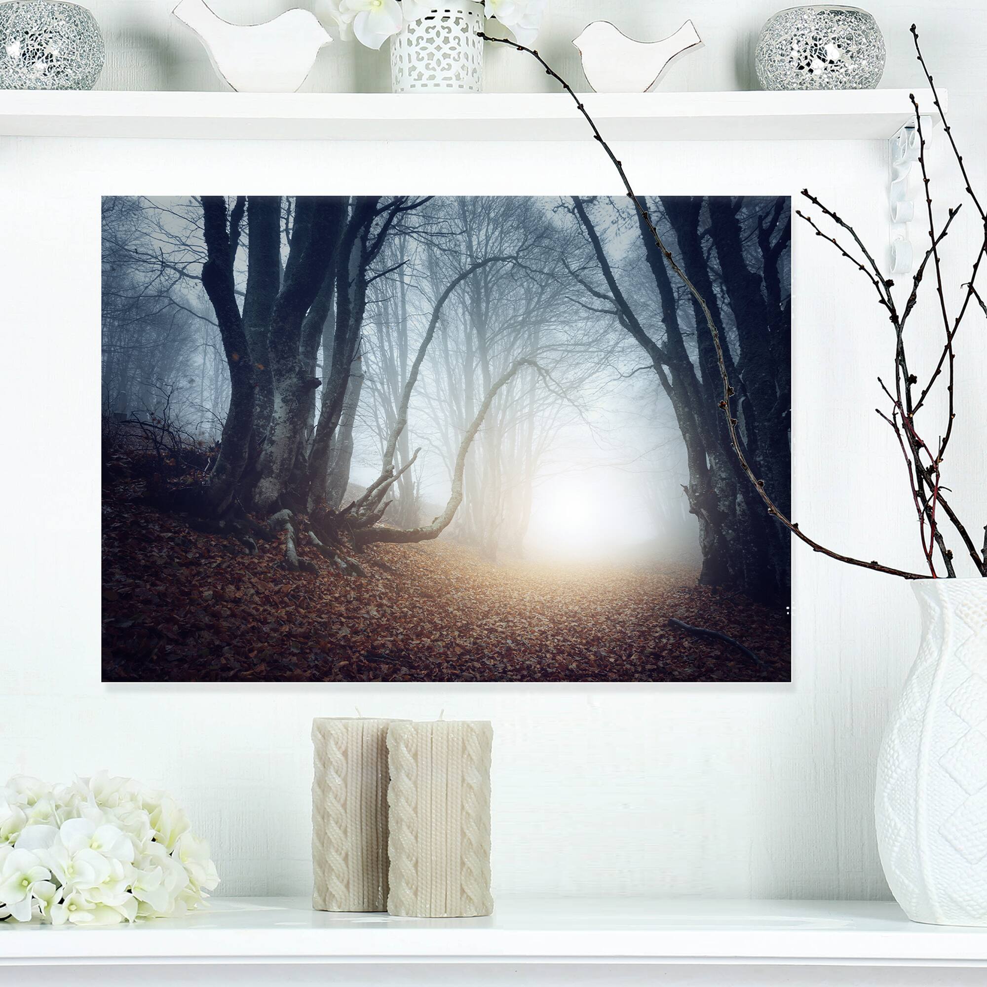Designart - Magical Trees in Mysterious Forest