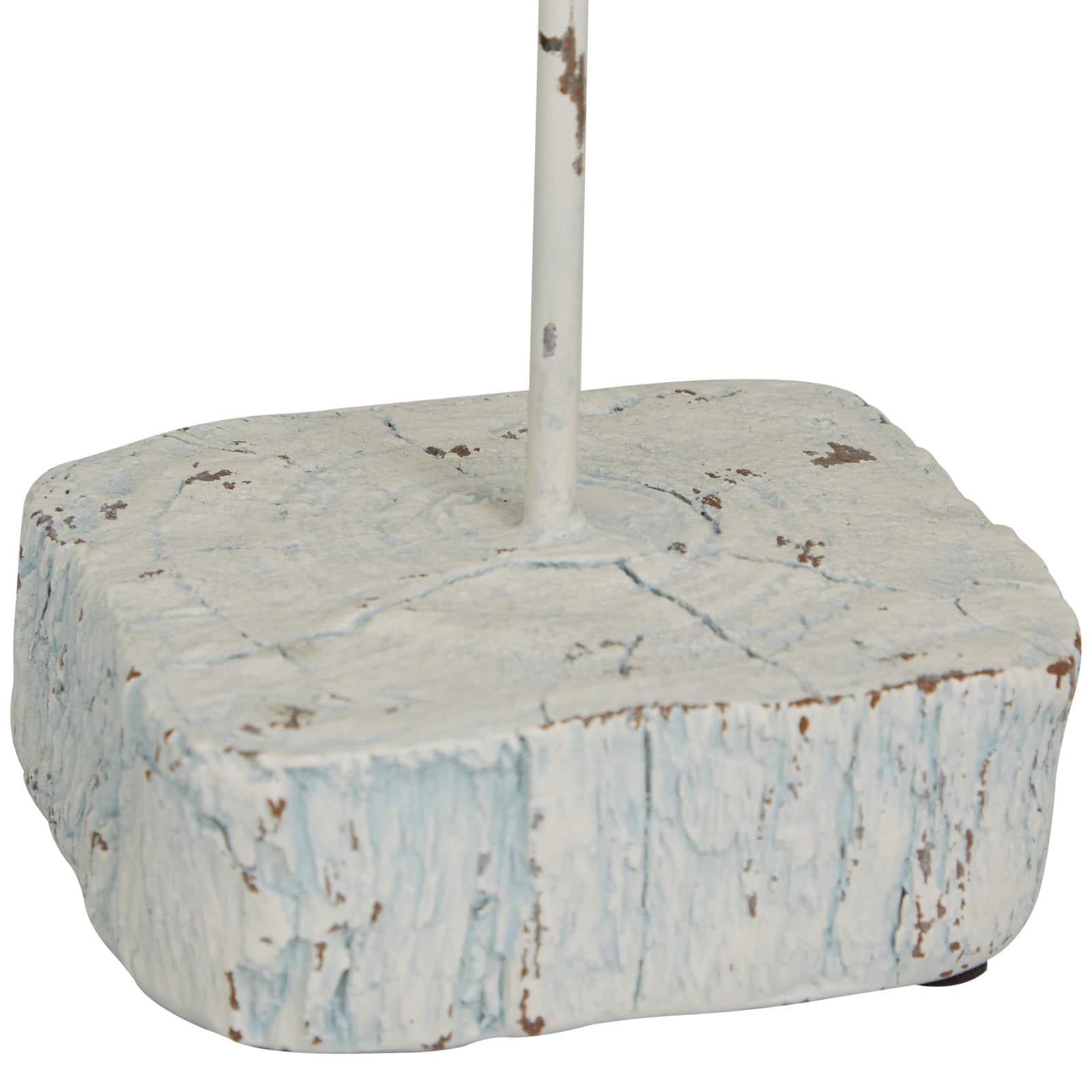 White Polystone Bird Sculpture Set