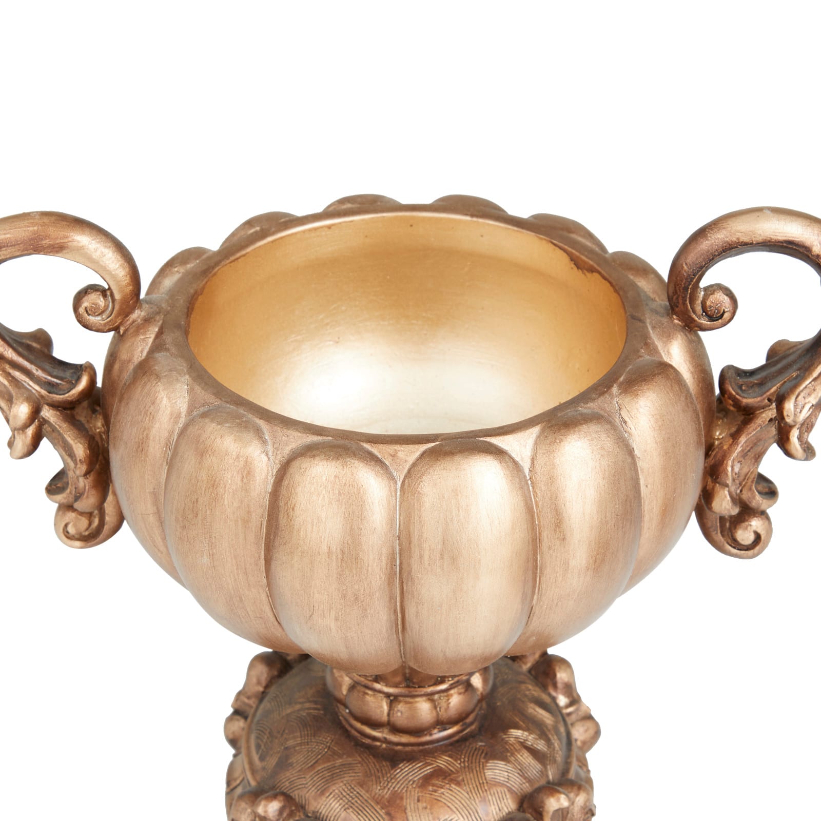 13" Bronze Traditional Decorative Jar