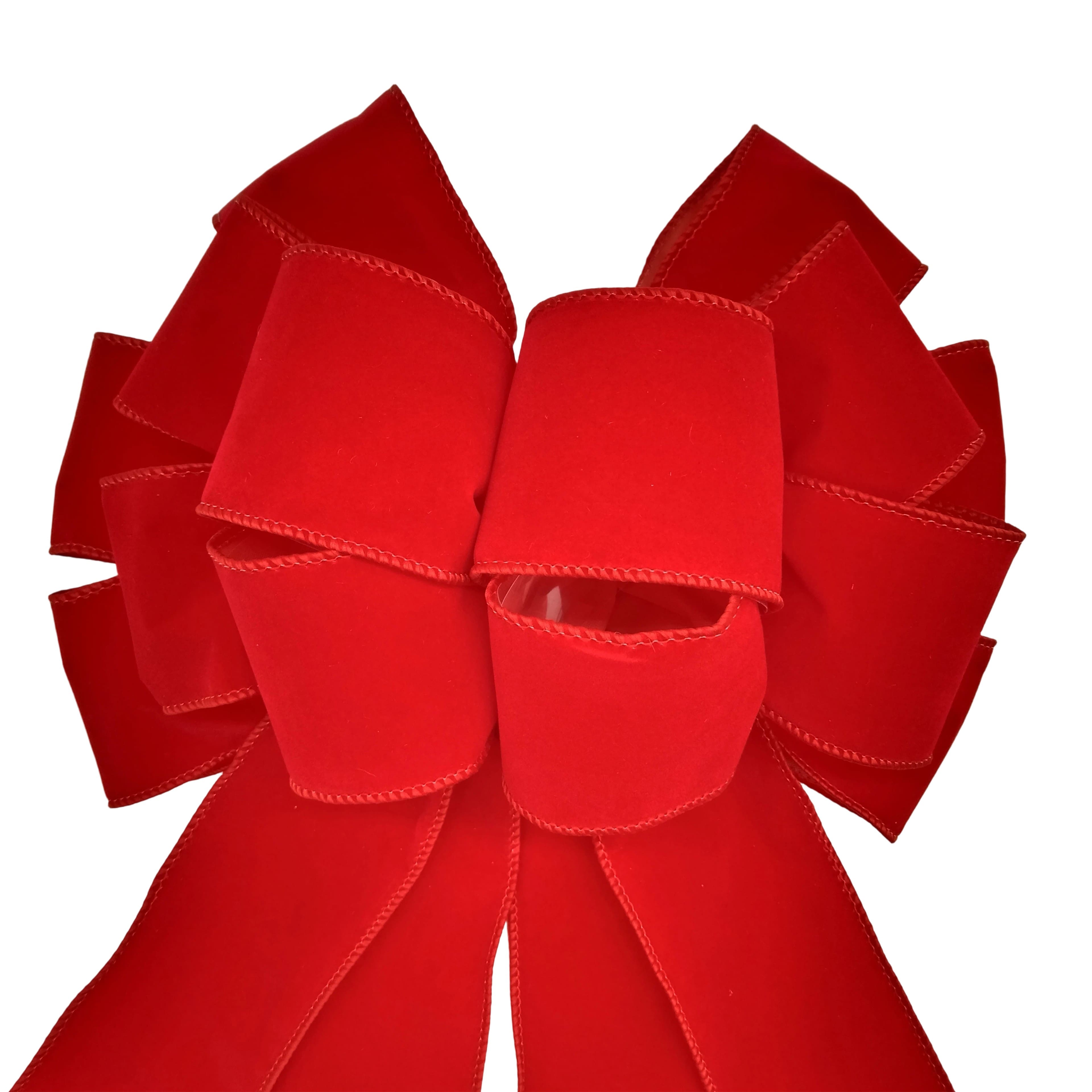 20" Classic Red Tree Topper Bow by Celebrate It®