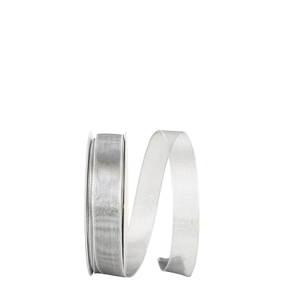 JAM Paper 7/8" x 25yd. Classic Wired Edge Mesh Ribbon