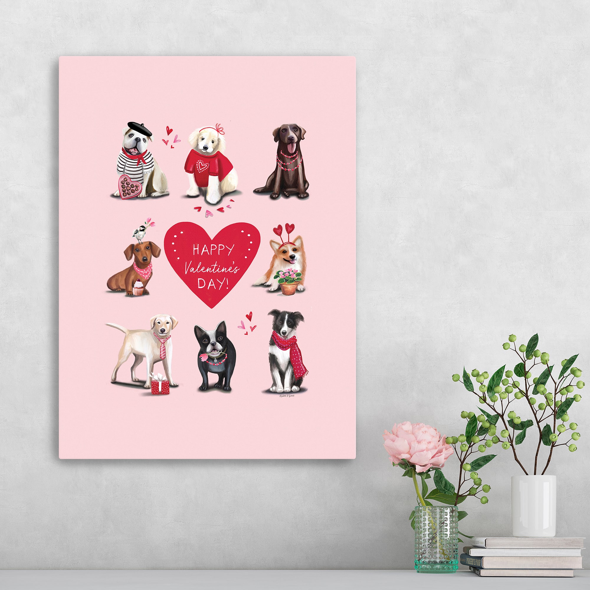 Puppy Love Canvas Giclée Art