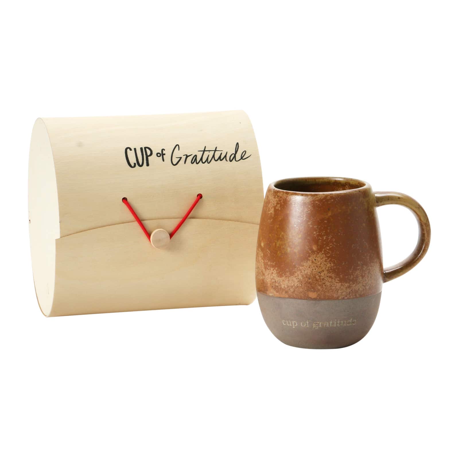 Hello Honey® Stoneware Mug in Wood Box, 8ct.