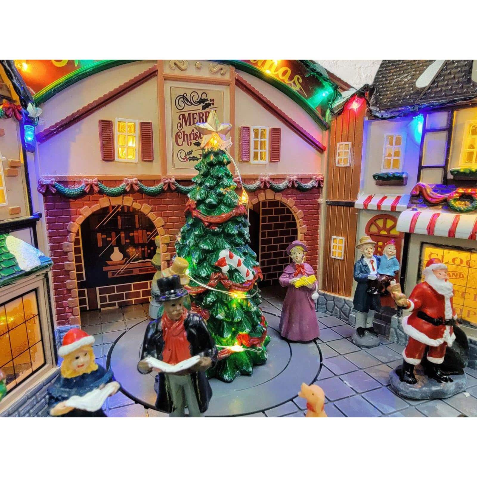 Wizardi 20" Christmas Village Carols with City Centre Tree