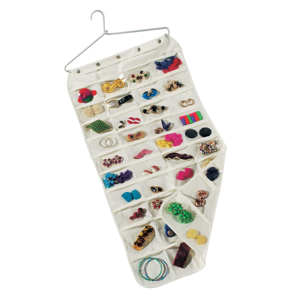 Household Essentials 35" Premium Hanging Jewelry Organizer