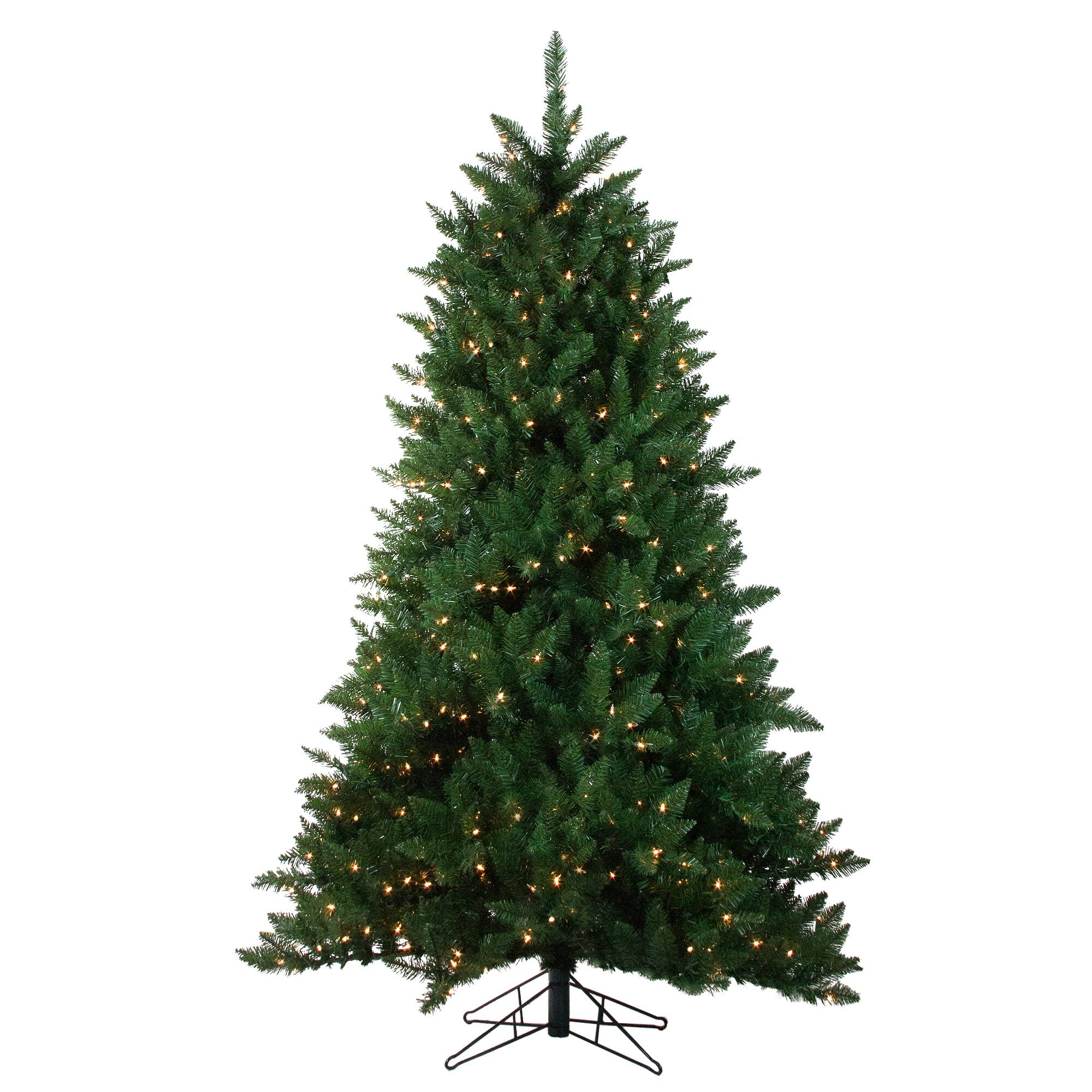 7.5Ft Pre-Lit Montana Pine Artificial Christmas Tree, Clear Lights By Northlight in Green | 7.5 ft | Michaels®