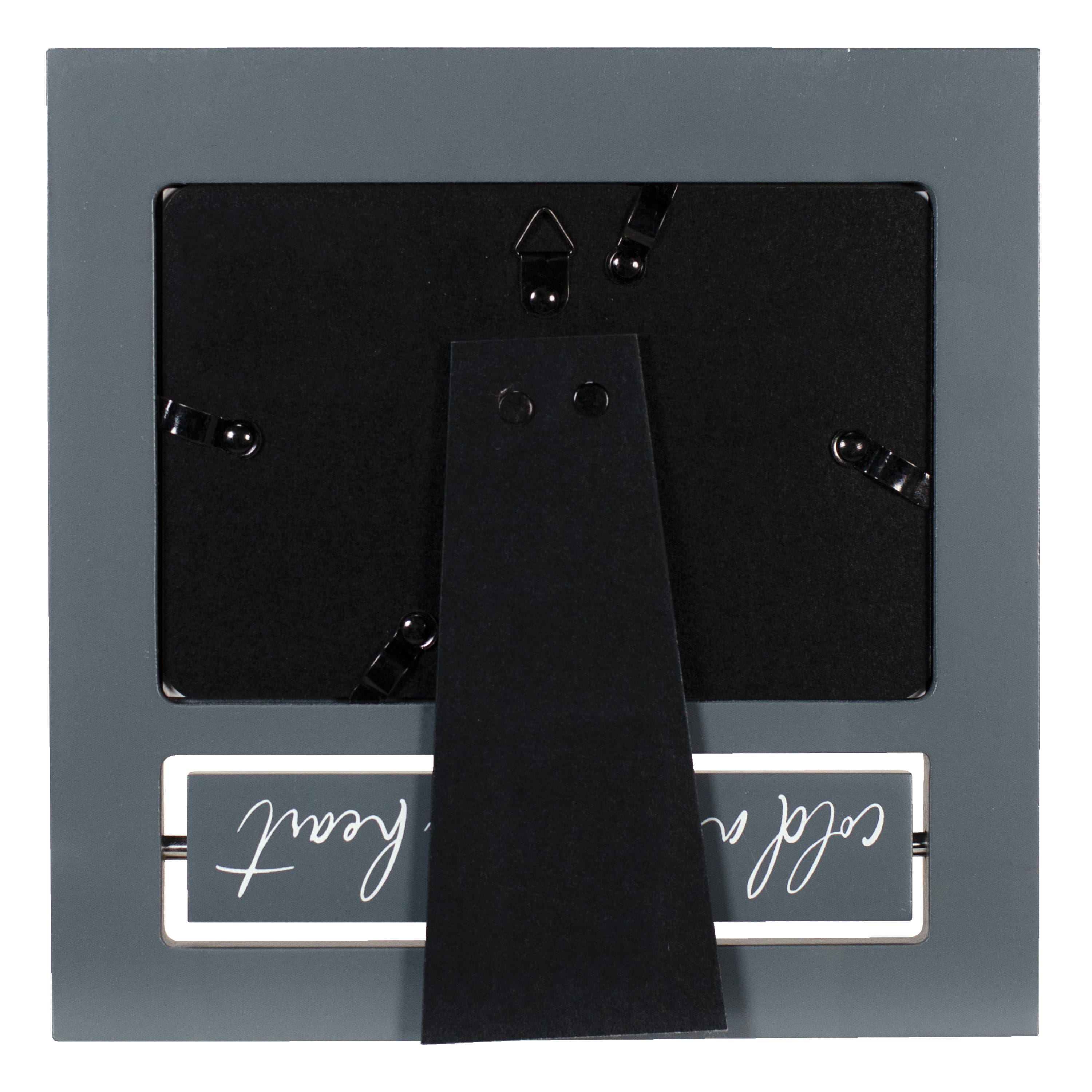 Malden International Designs Born to Bark, Cold Nose Warm Heart Gray Flip It Photo Frame