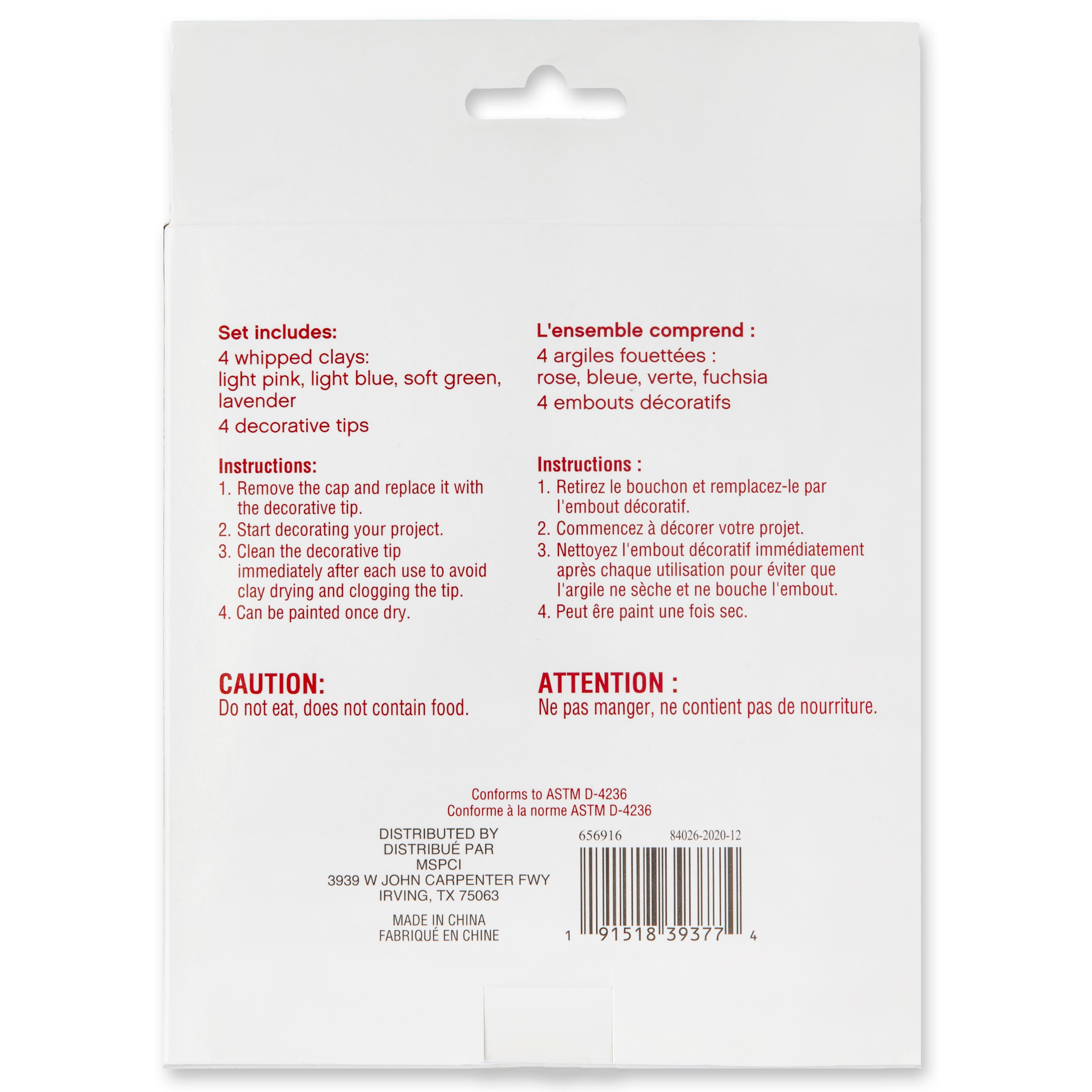 12 Packs: 8 ct. (96 total) Pastel Whipped Clay by Craft Smart®