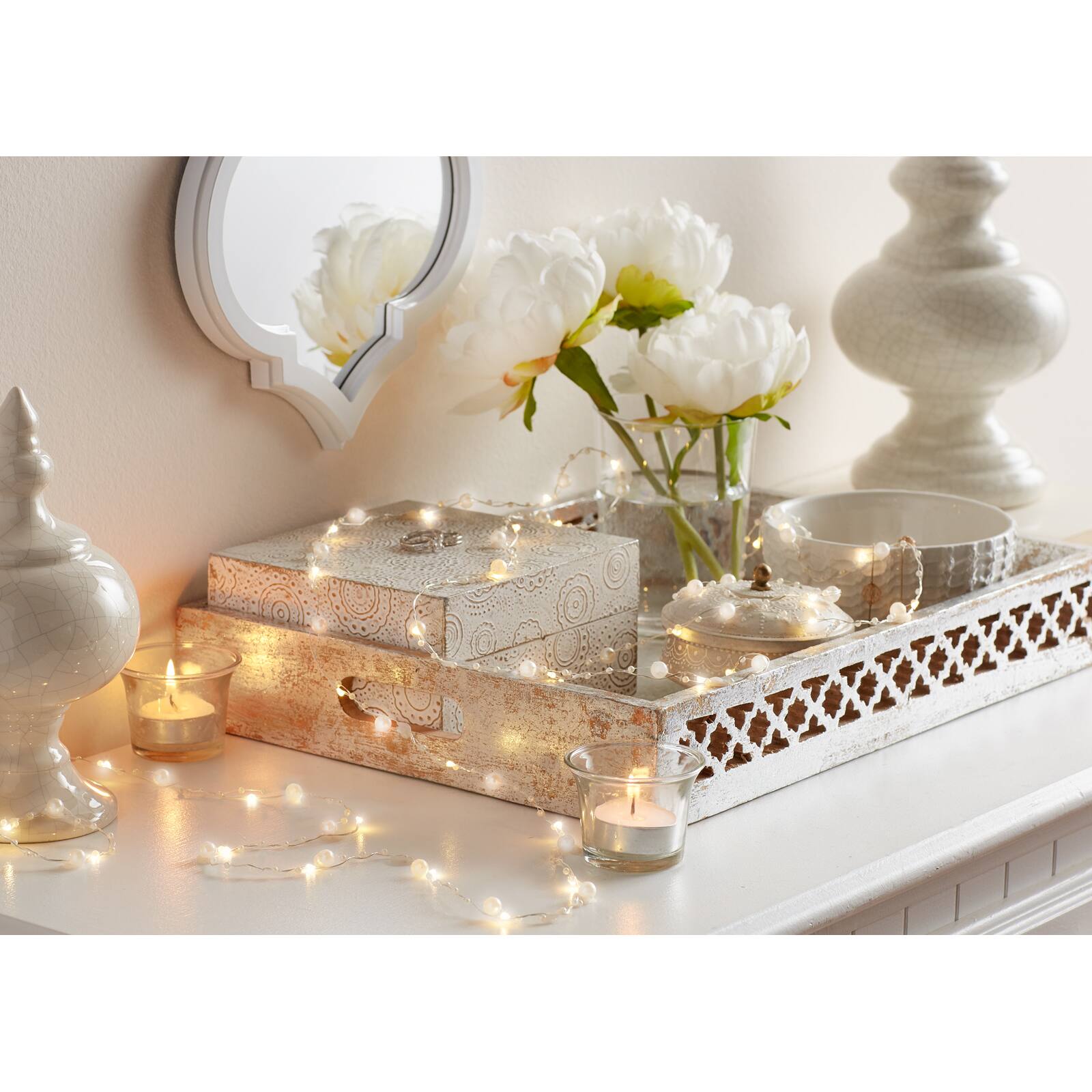 12 Pack: 40ct. Warm White Pearl LED String Lights by Ashland®