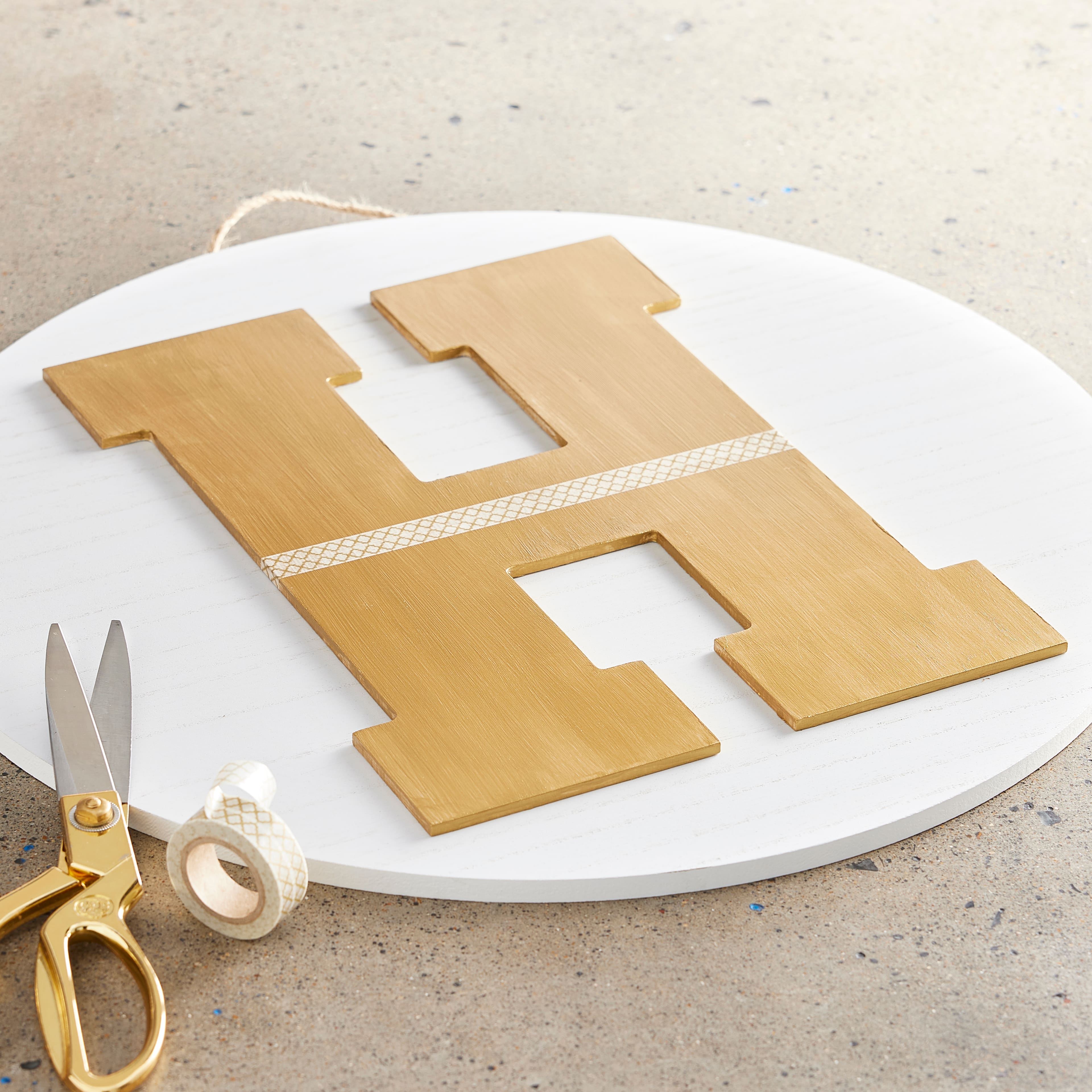 6 Pack: 13" White MDF Uppercase Letter by Make Market®