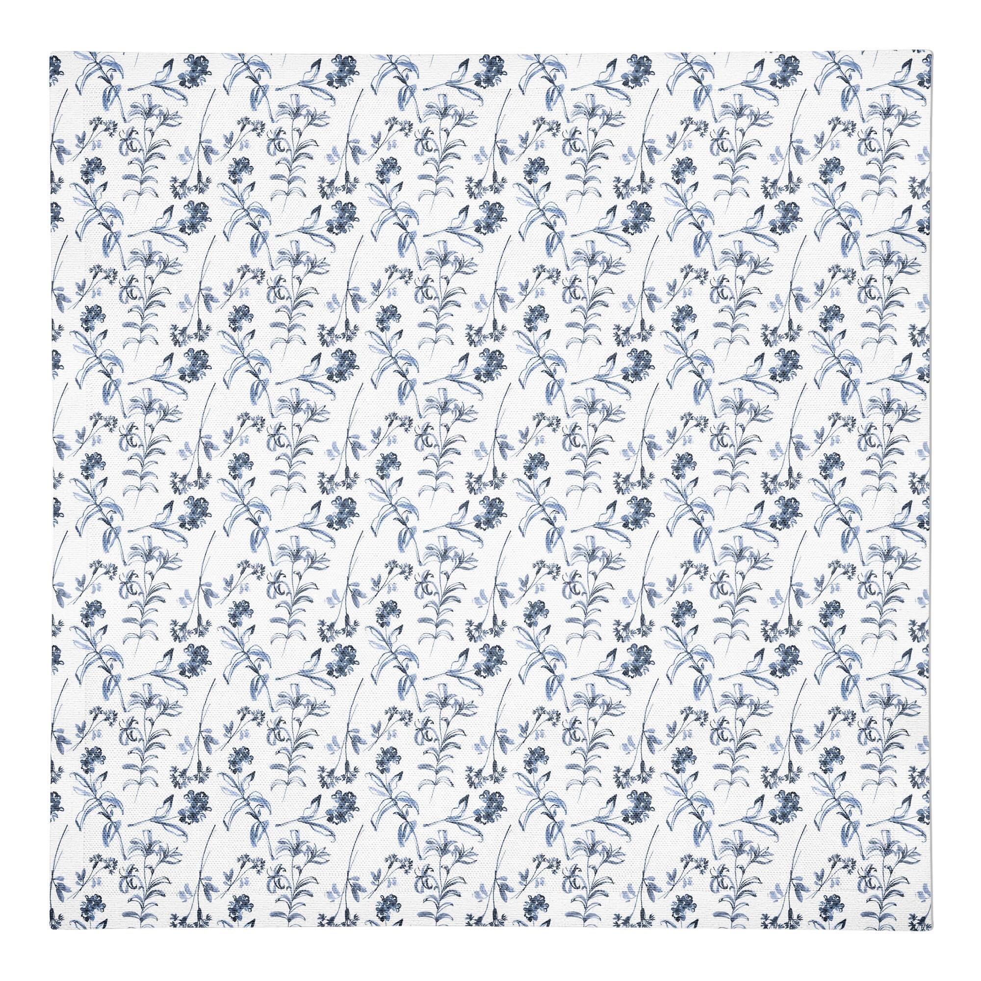 Floral Pattern 10" x 10" Cotton Twill Napkin