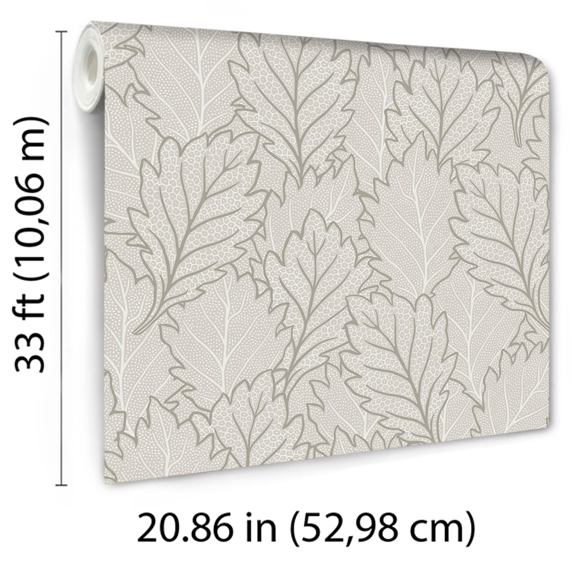 Designs Direct Quercus Leaves Wallpaper