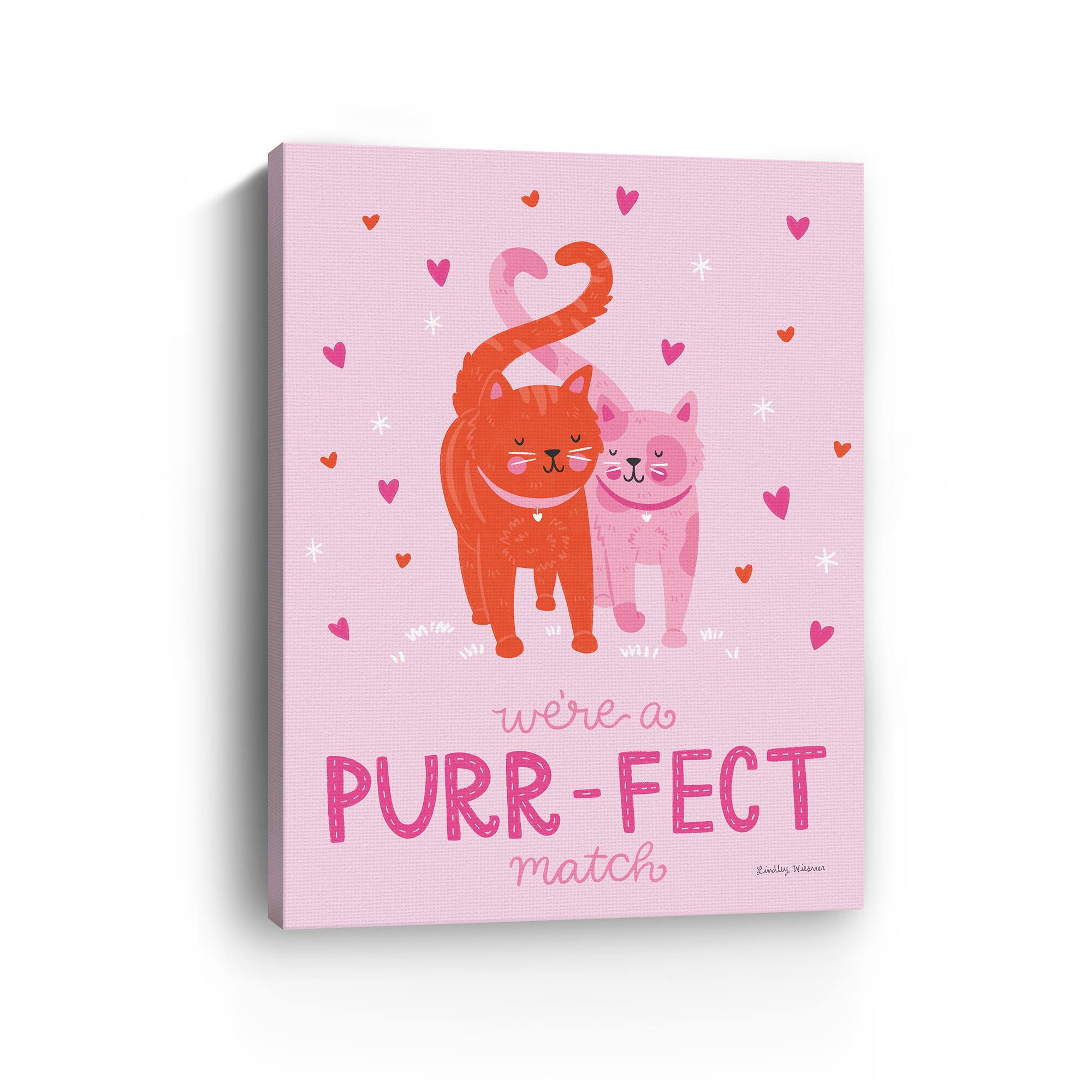 Purrfect Match II Canvas Giclée Art