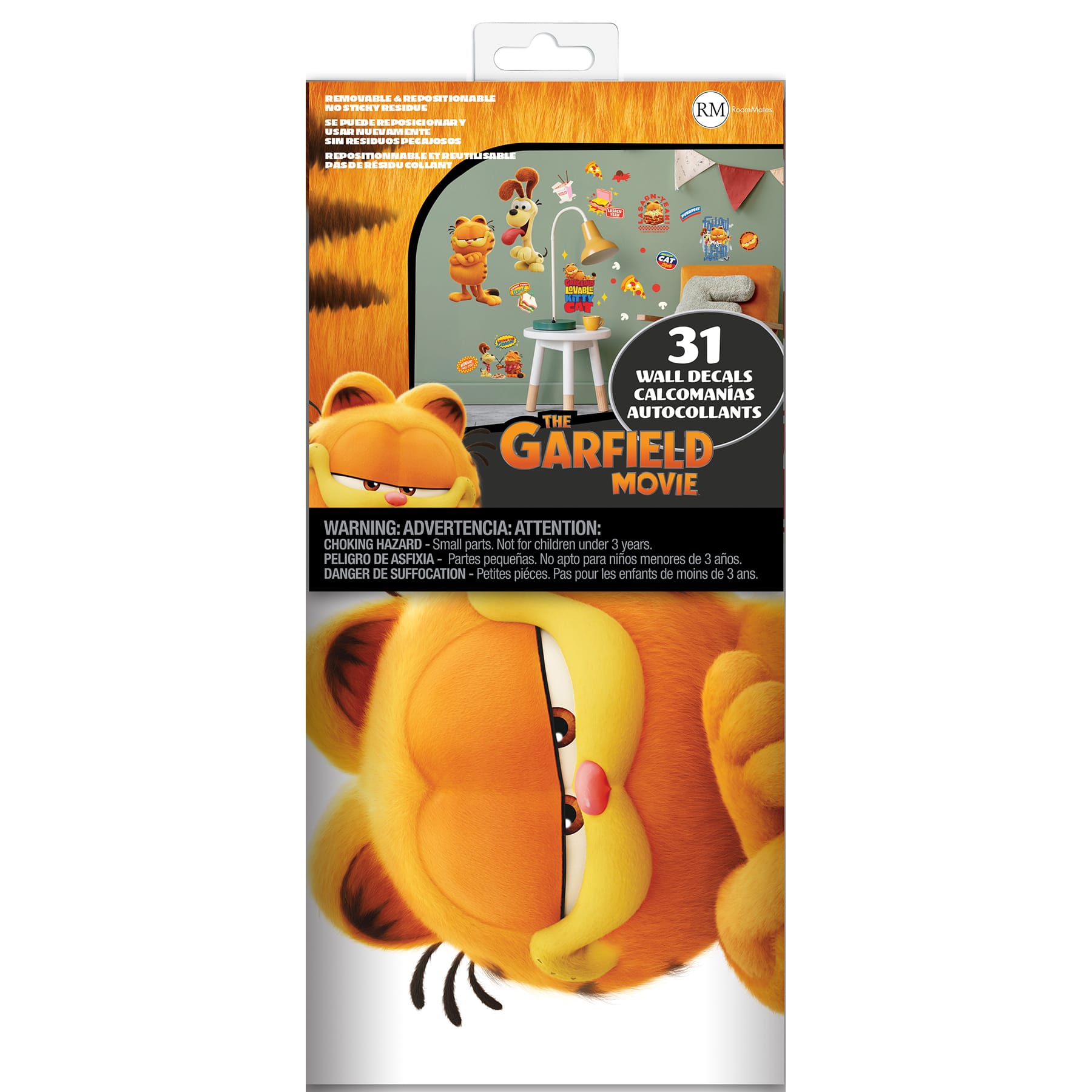 RoomMates The Garfield Movie Wall Decals