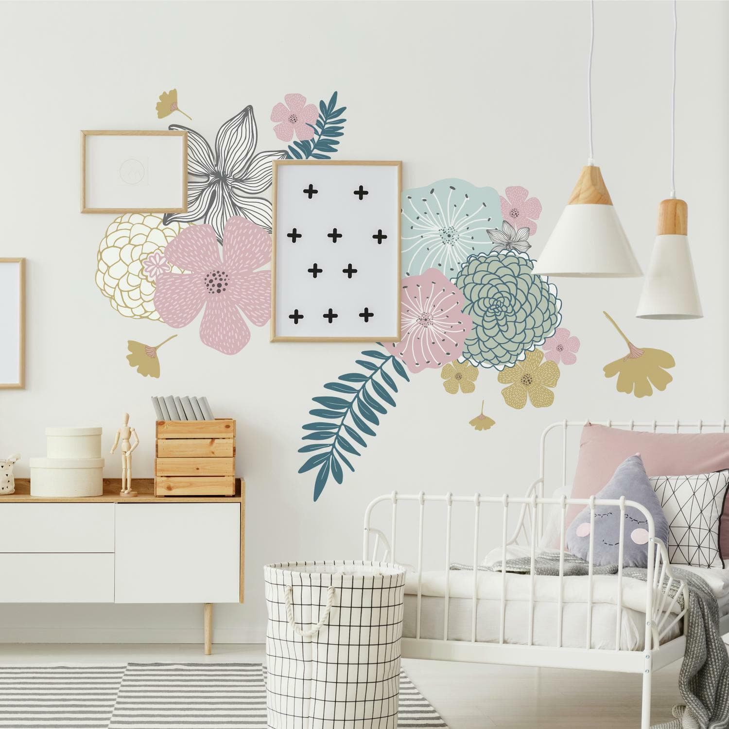 RoomMates Perennial Blooms Peel & Stick Giant Wall Decals