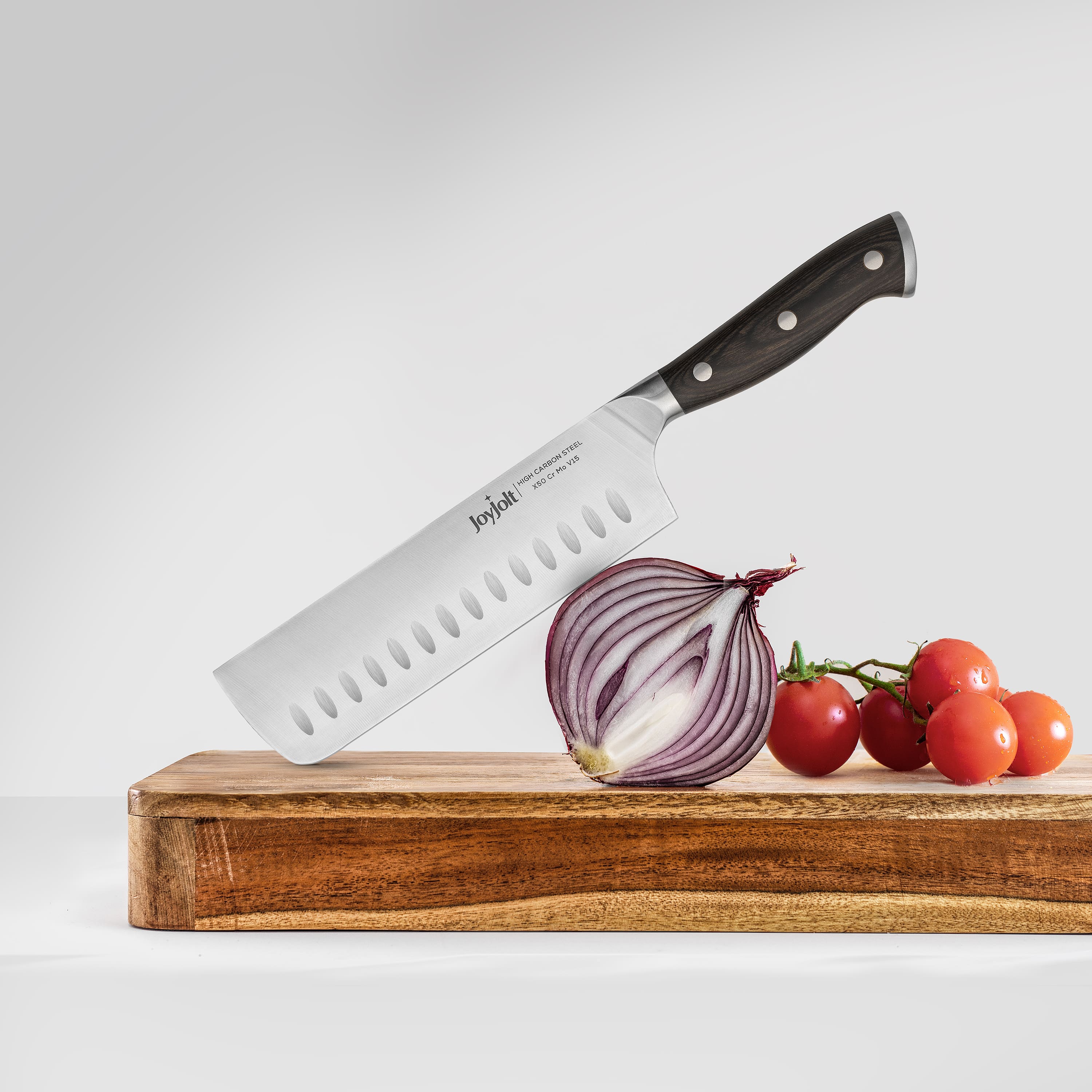 JoyJolt® 7" High Carbon Steel Nakiri Knife