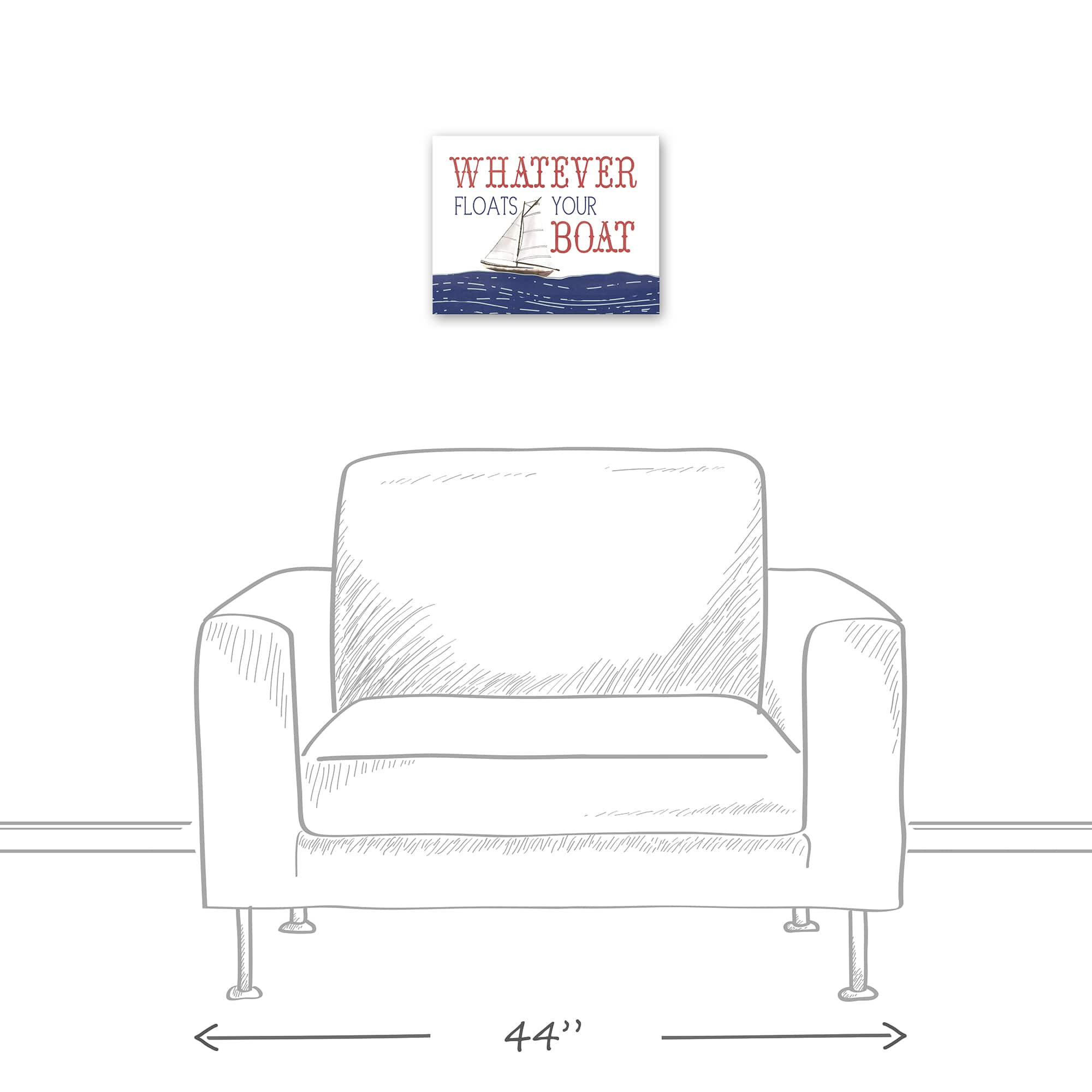 Whatever Floats Your Boat Canvas Wall Art
