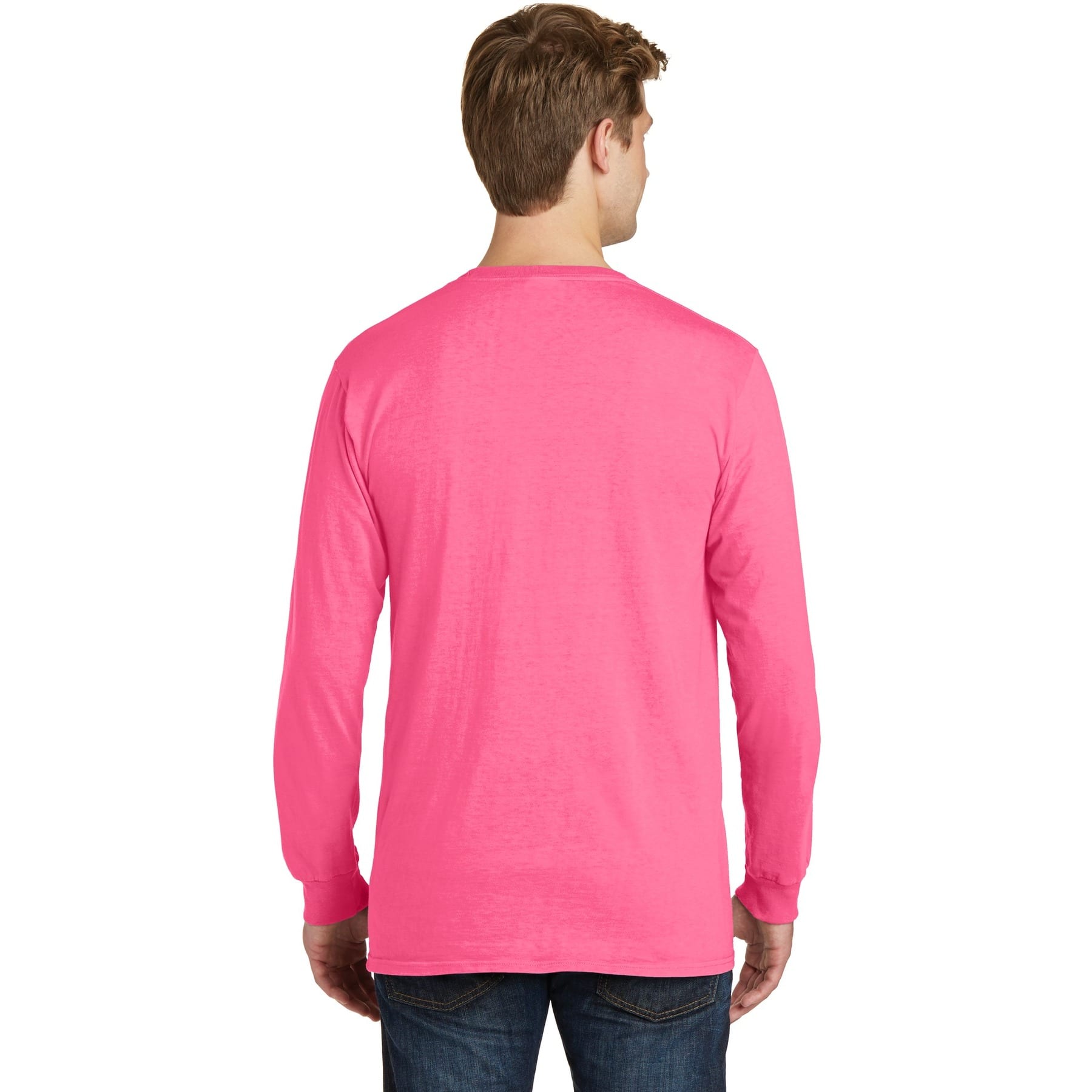 Port & Company® Beach Wash® Colors Garment-Dyed Long Sleeve Tee