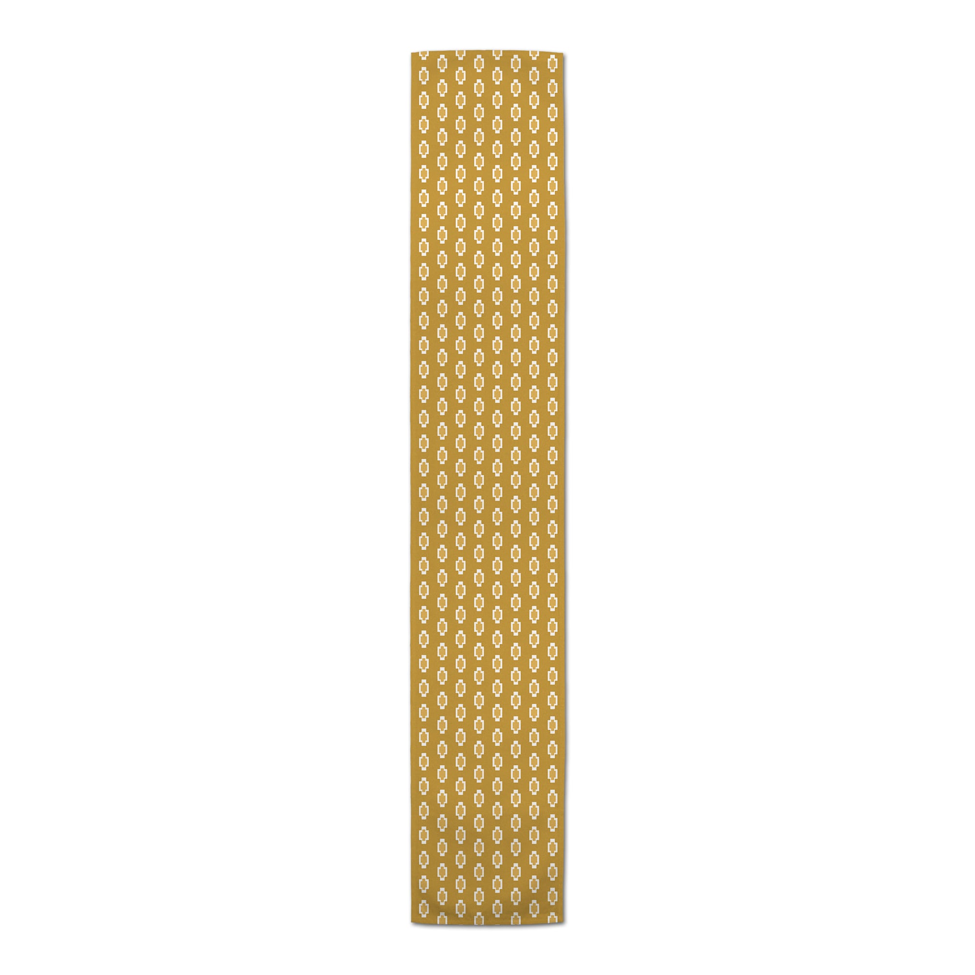 Yellow Tribal Pattern Indoor/Outdoor Table Runner