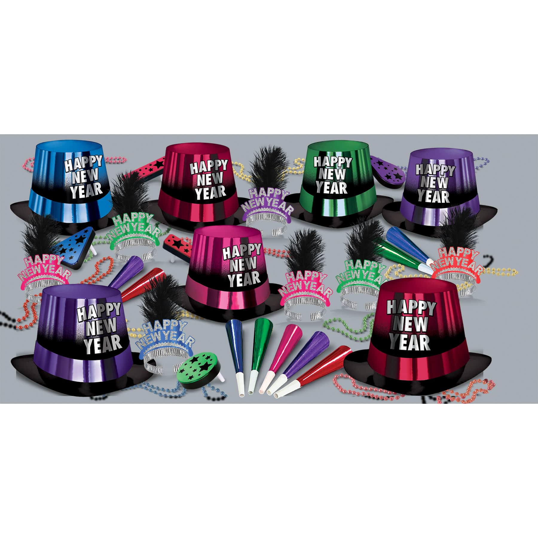 Beistle New Year Entertainer Party Favor Kit for 50