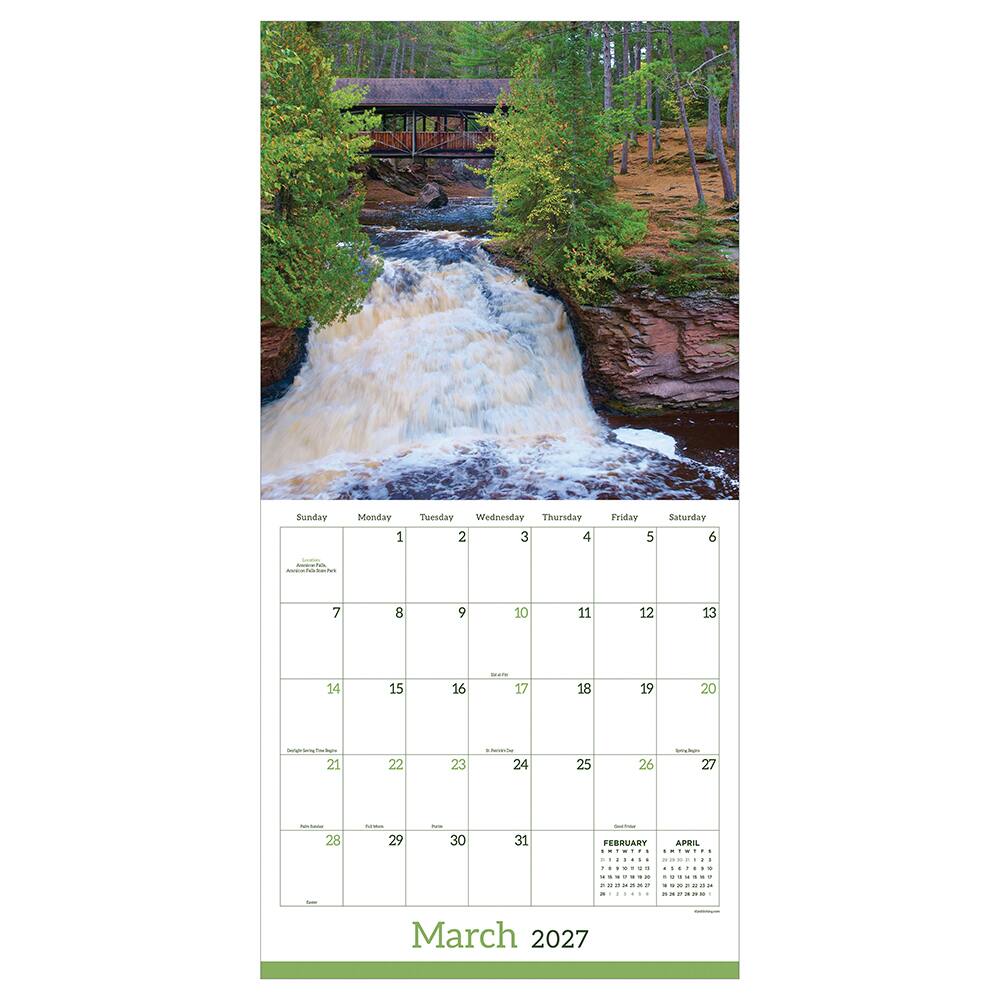 2027 Wisconsin Wall Calendar