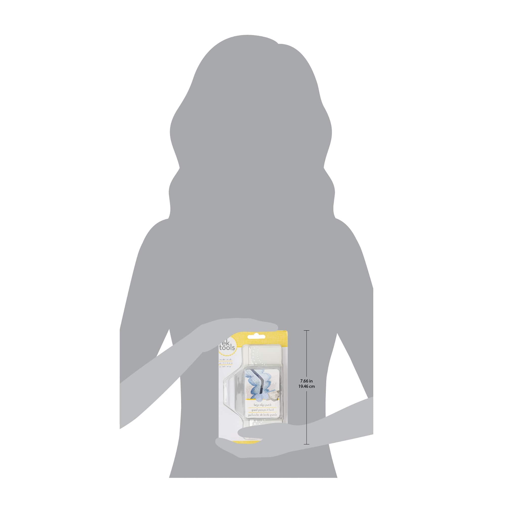 EK Tools 1.25" Large Dotted Scallop Edge Punch