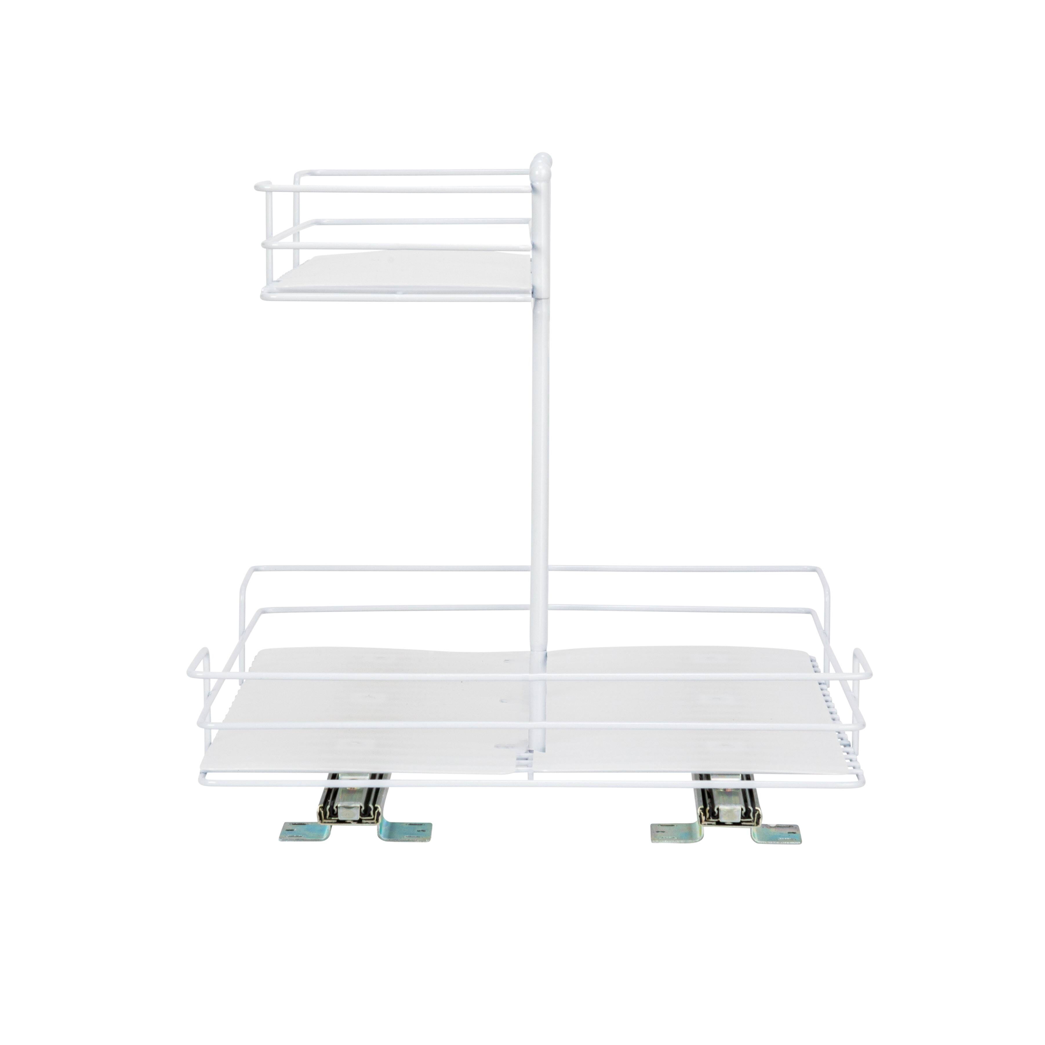 Household Essentials Glidez Double-Sided 2-Tier Organizer