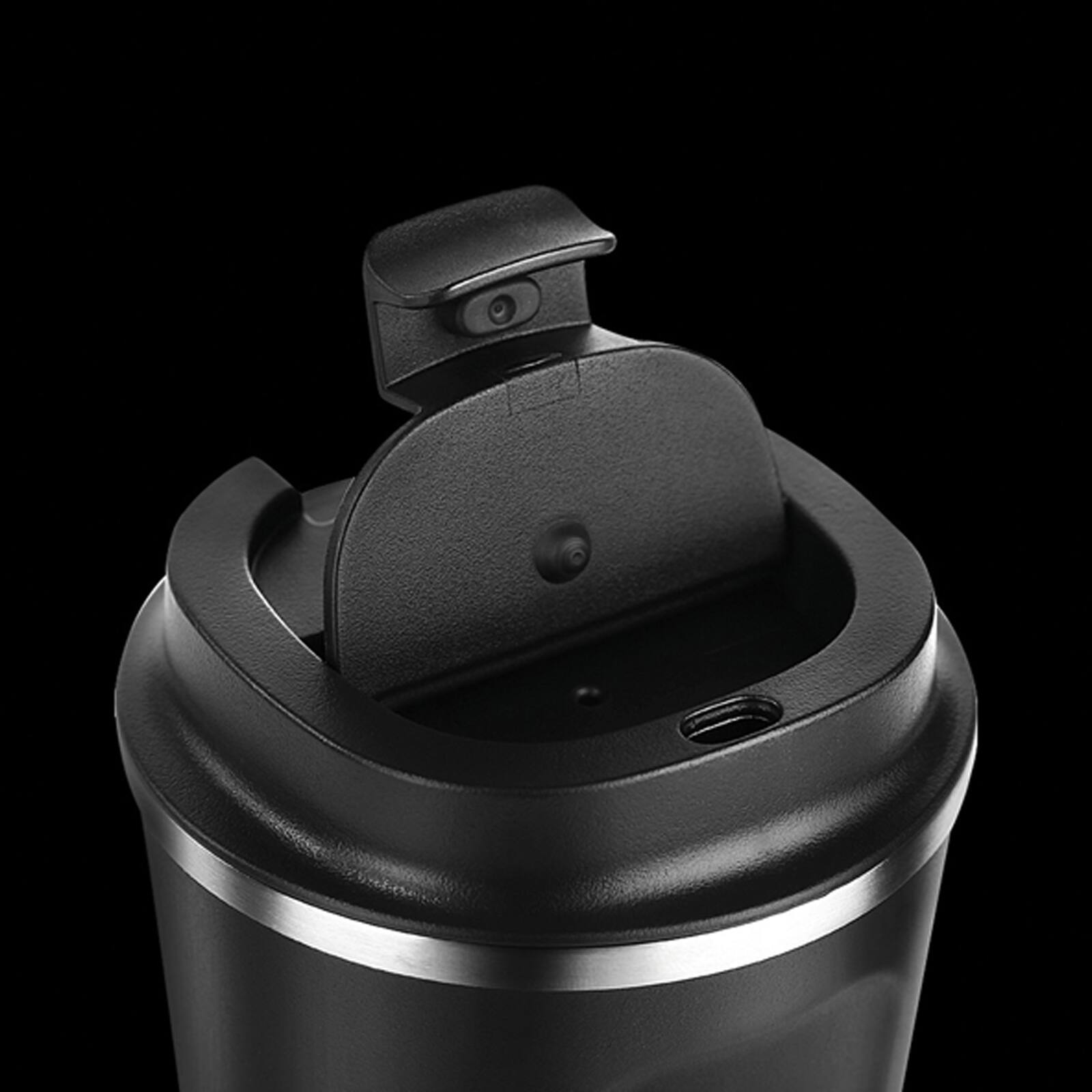 Asobu® 13oz. Black Compact Café Insulated Travel Mug