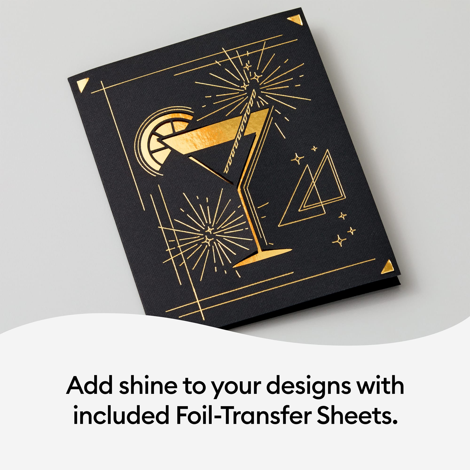 Cricut® S40 Foil Transfer Insert Cards, Royal Flush Sampler