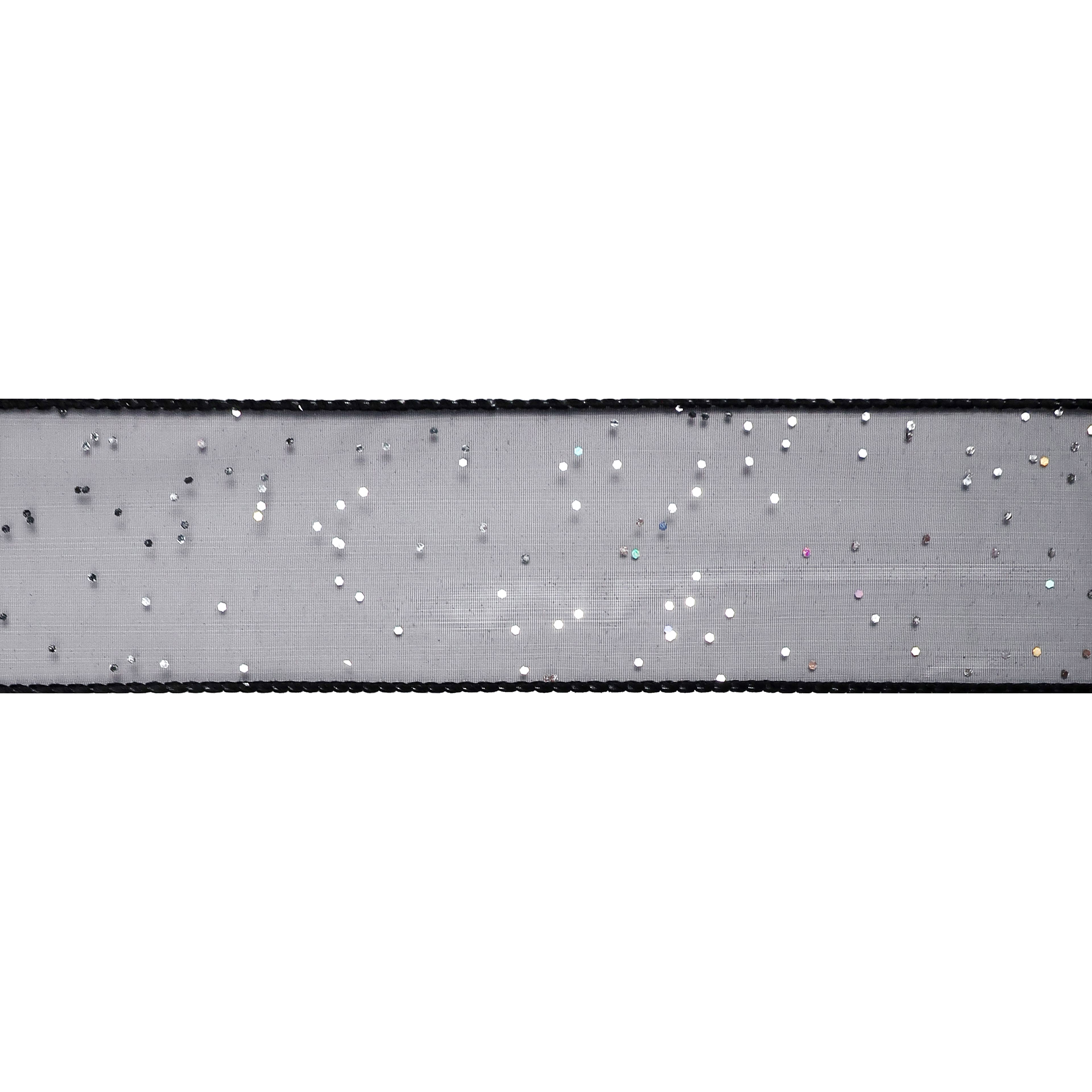 12 Pack: 2.5"x 10yd. Glitter Shimmer Wired Ribbon by Celebrate It® Specialty