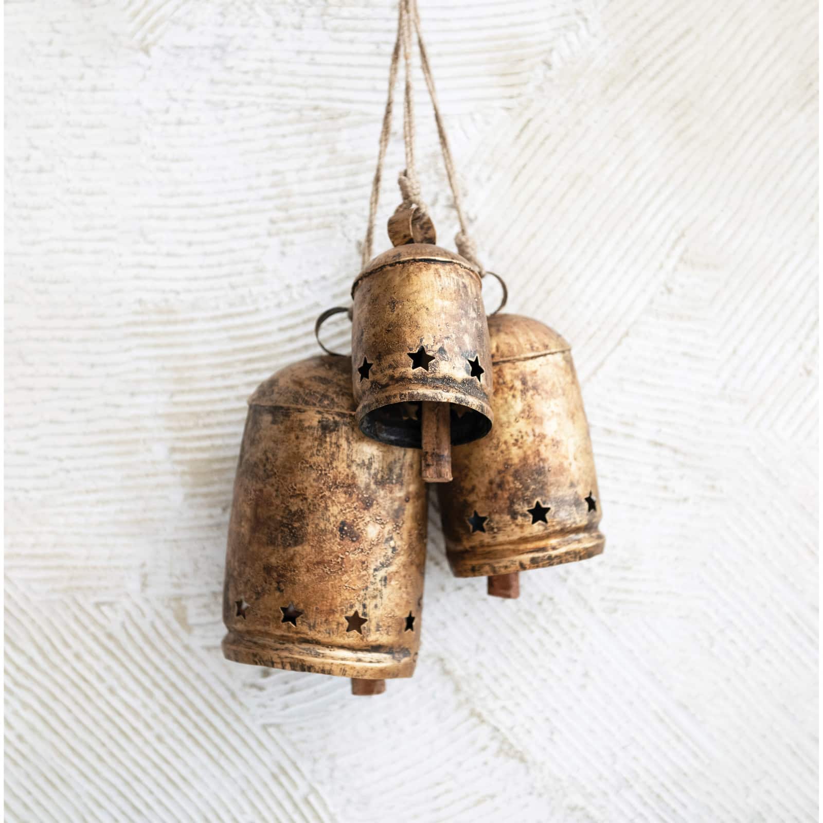 Hello Honey® 10" Metal Bell on Jute Rope