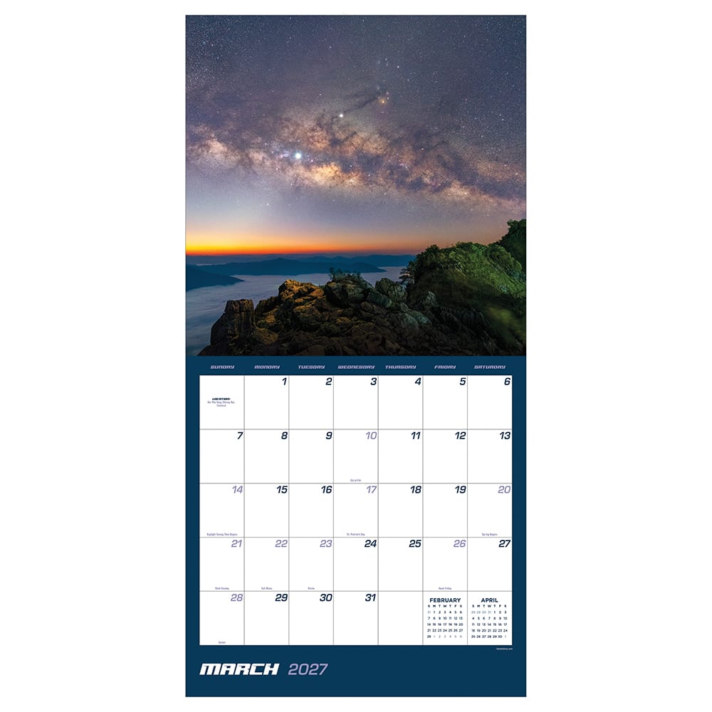 2027 Stargazing Wall Calendar