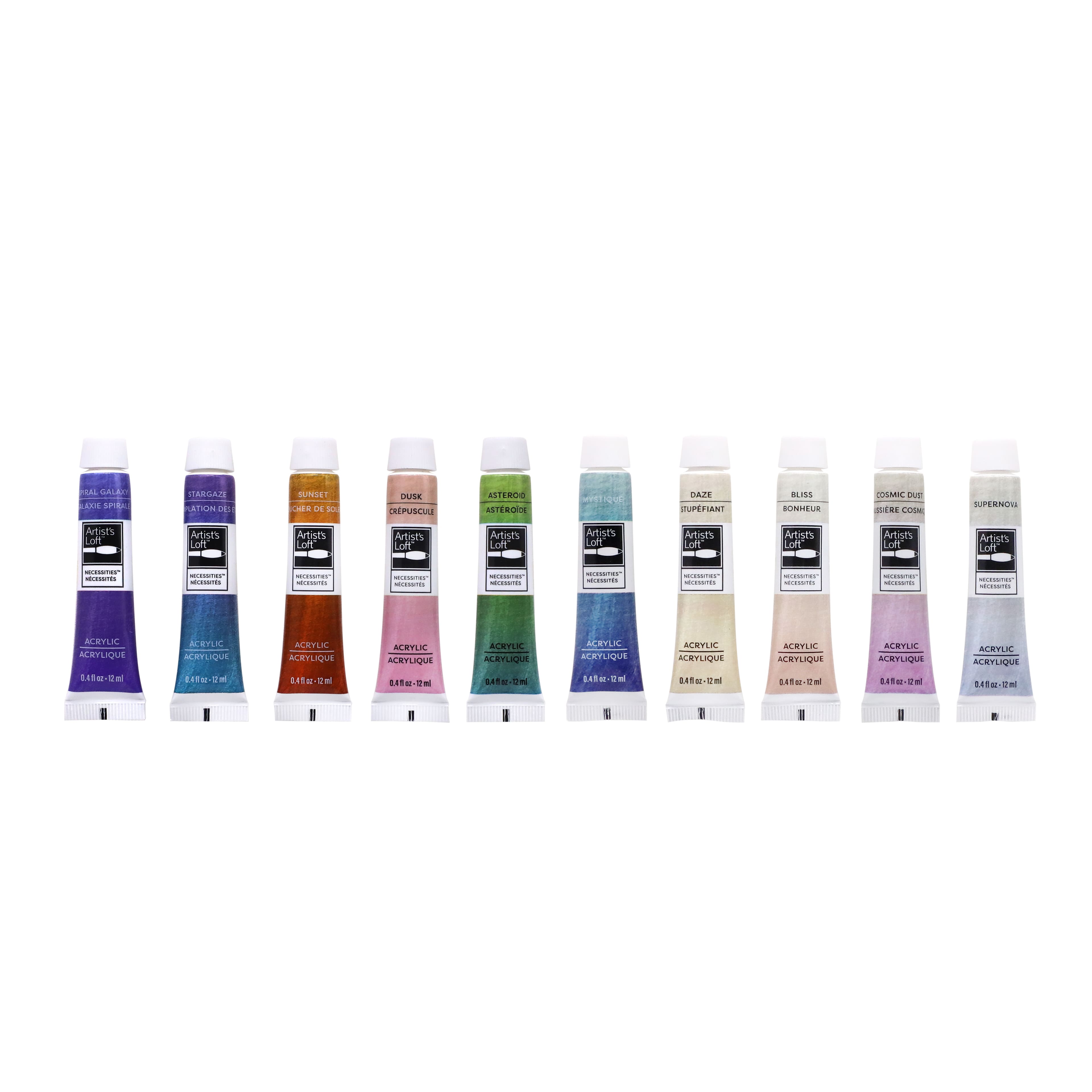 8 Packs: 10 ct. (80 total) Necessities™ Color Shift Acrylic Paints by Artist's Loft™