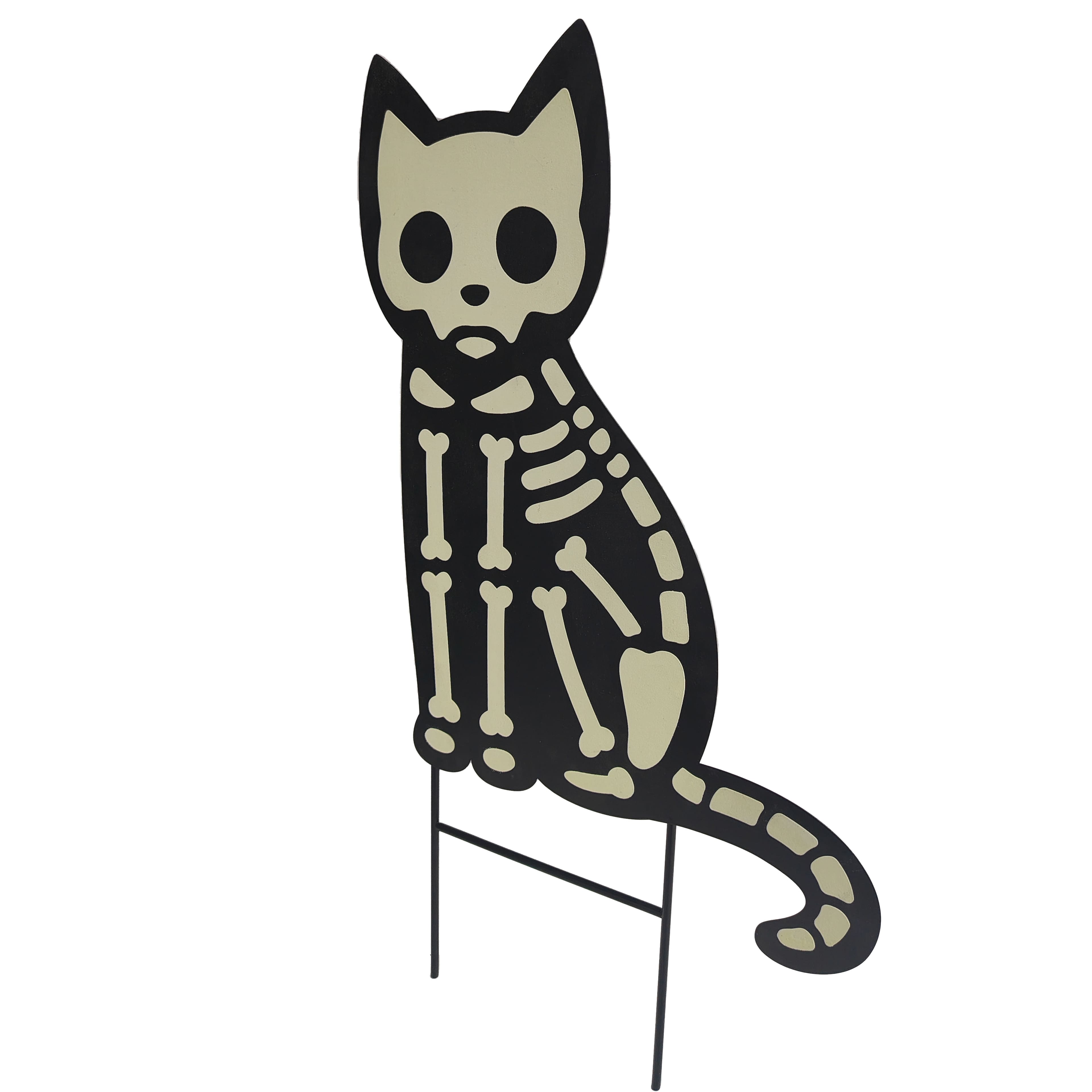 22" Glow-in-the-Dark Cat Metal Yard Stake by Ashland®