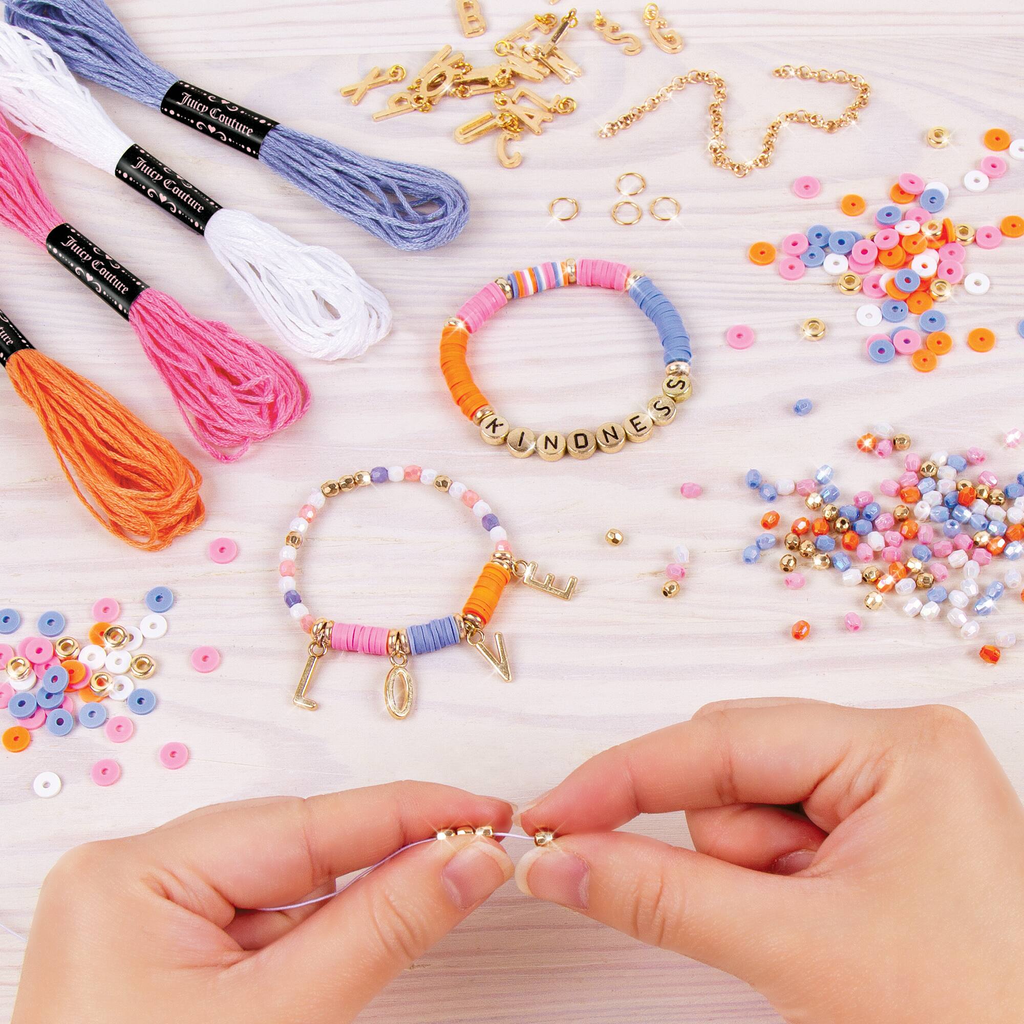 12 Pack: Juicy Couture Make it Real™ Love Letters Bracelets Kit