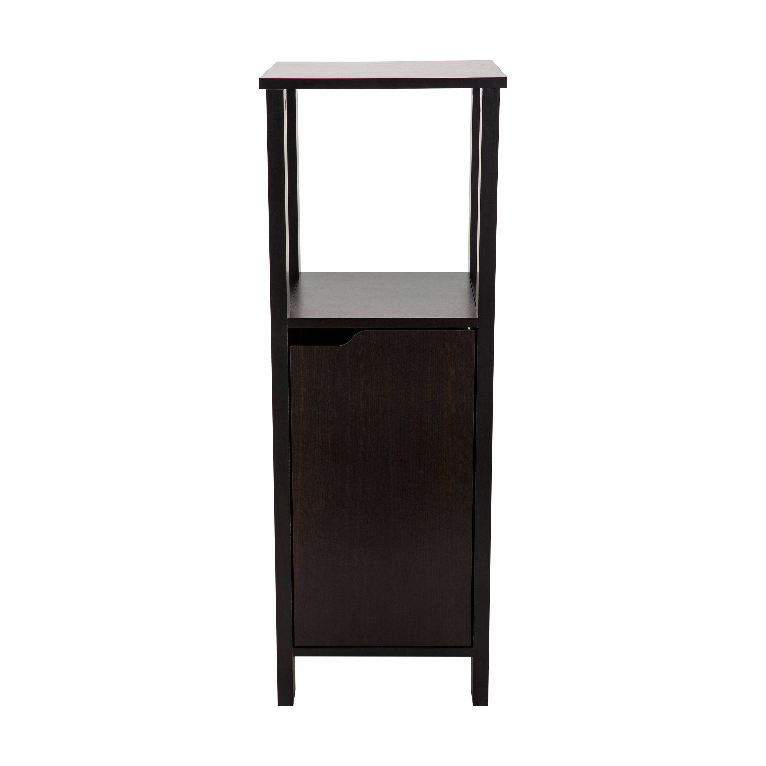 Organize It All 40" Espresso 3-Shelf Ambassador Floor Cabinet