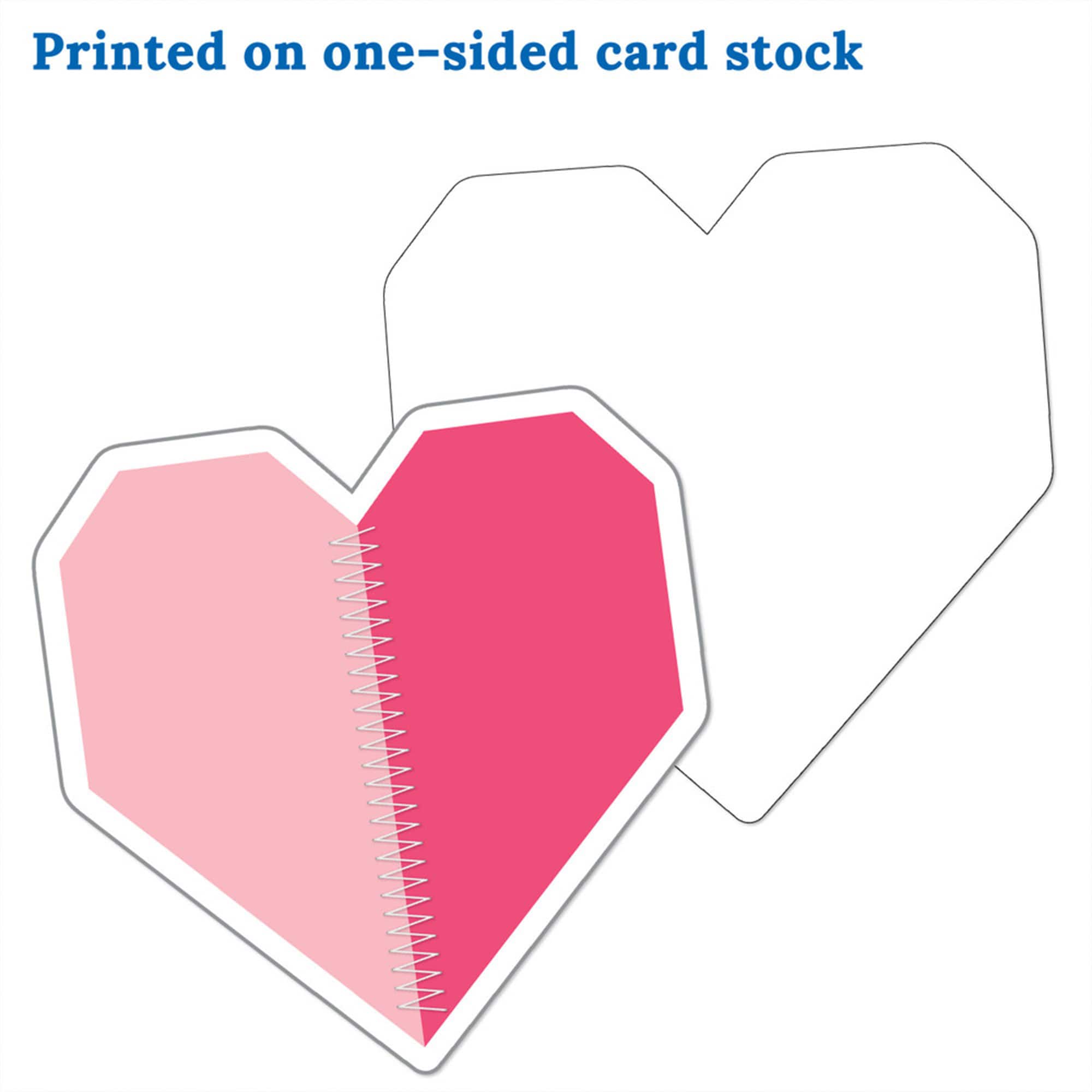 Carson Dellosa® Education Crafty & Cool Handmade Hearts Cutouts, 6 Packs of 36
