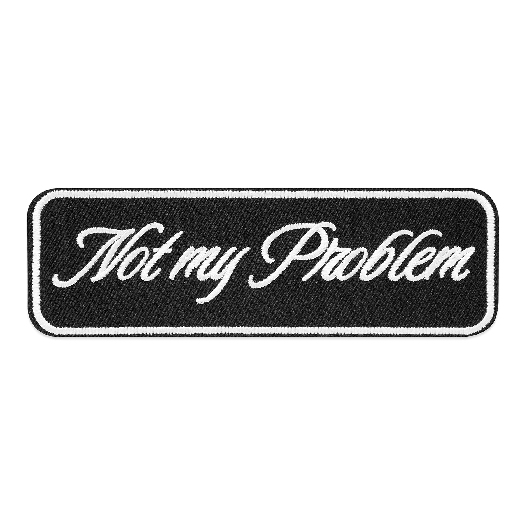 Summer Not My Problem Iron-On & Adhesive Embroidered Patch by Make Market®