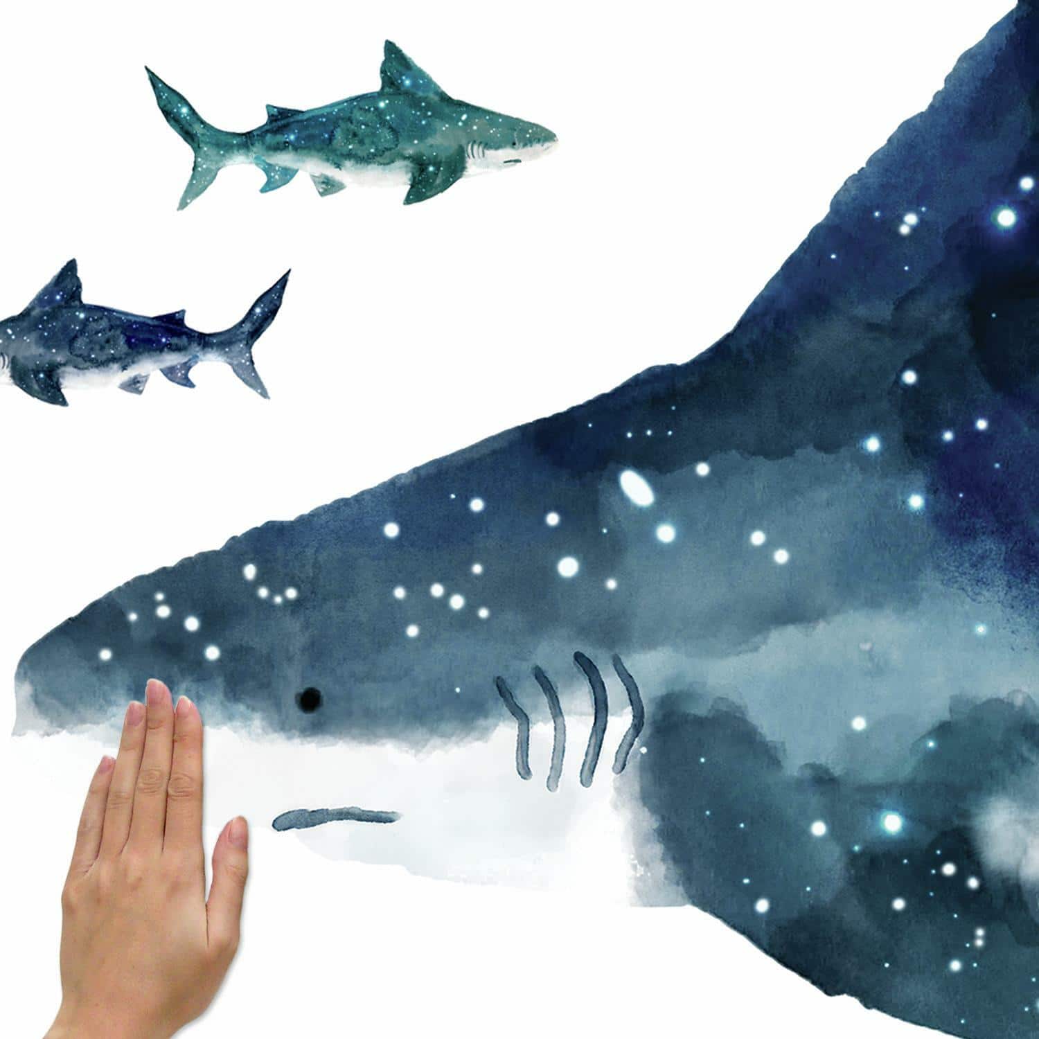 RoomMates Shark Peel & Stick Giant Wall Decals