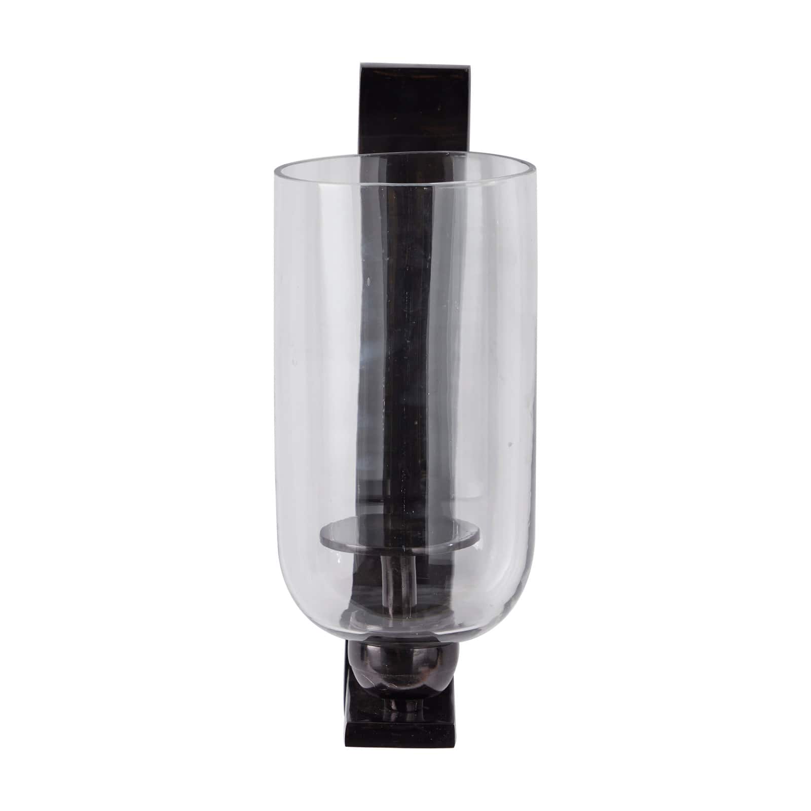 Black Aluminum Modern Wall Sconce, 6" x 8" x 16"