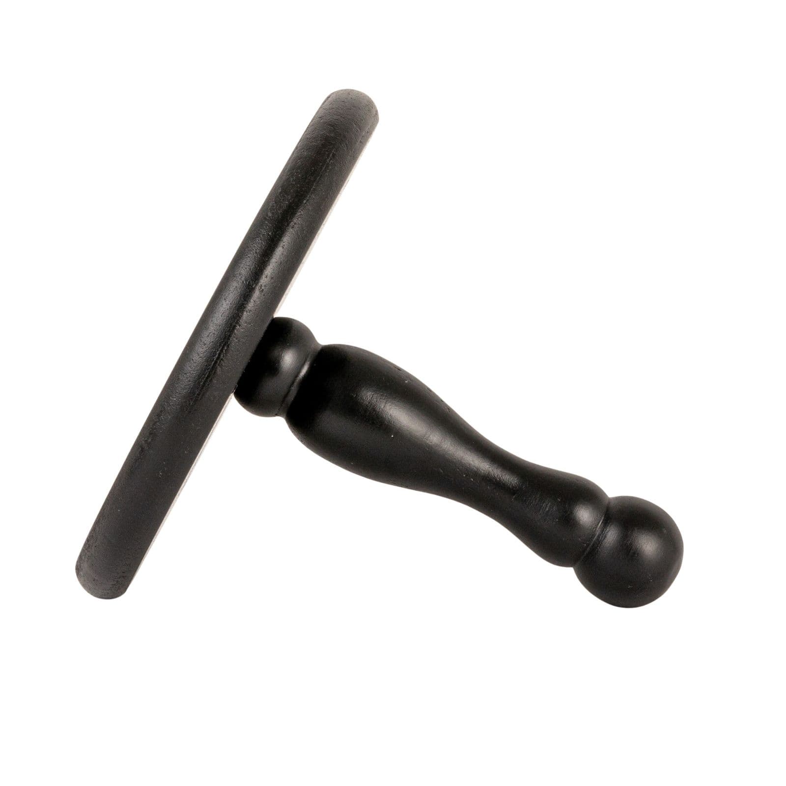 Hello Honey® 7.5" Black Wooden Table Mirror with Stand