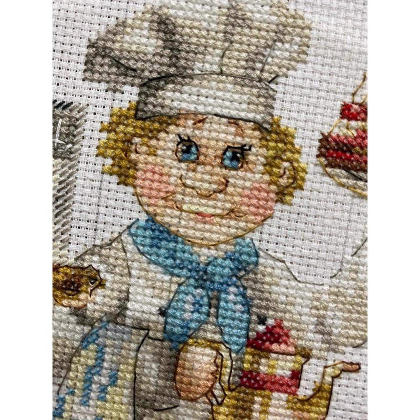 Oven Little Gift Johnny Cross Stitch Kit
