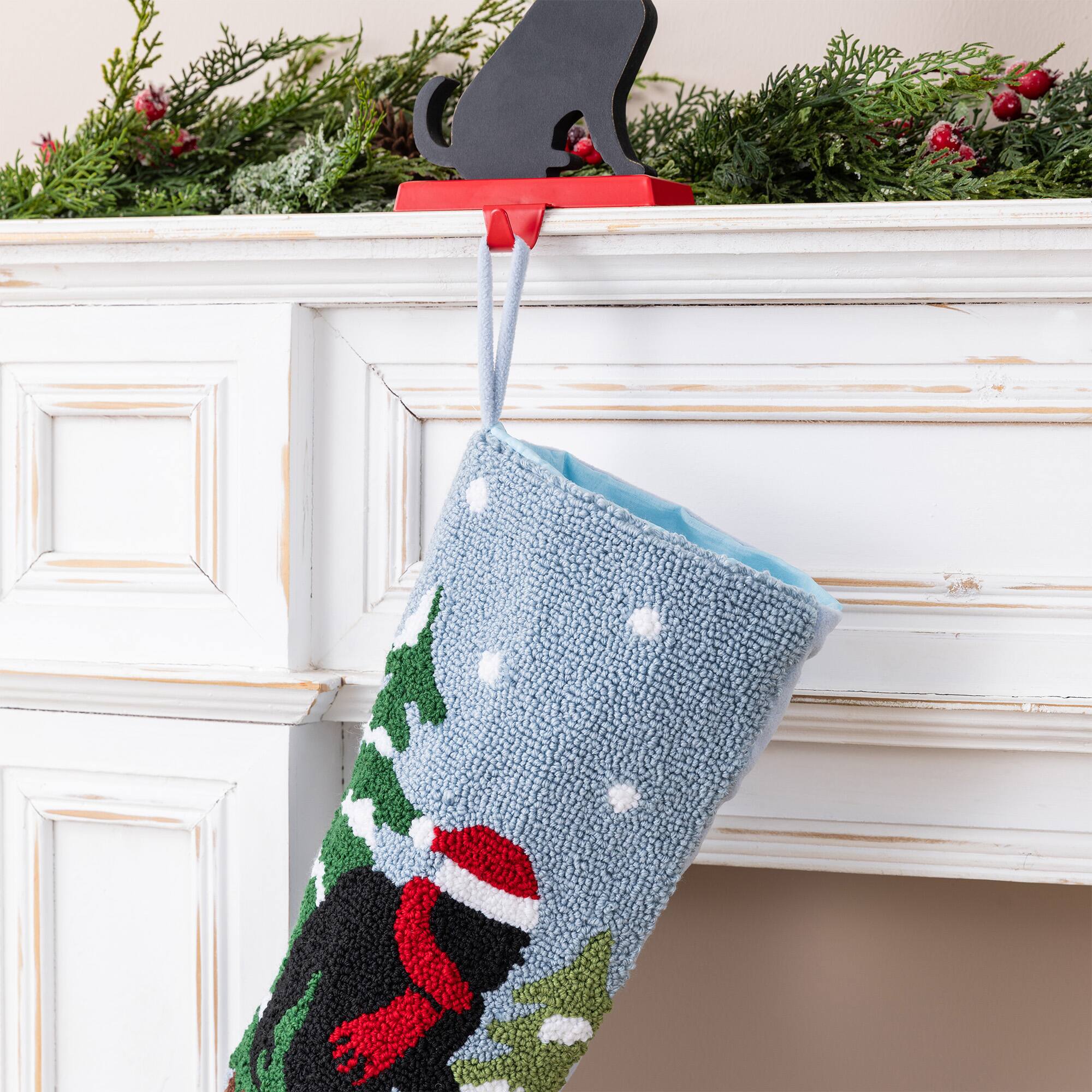 Glitzhome® 21" Bigfoot Hooked Christmas Stocking